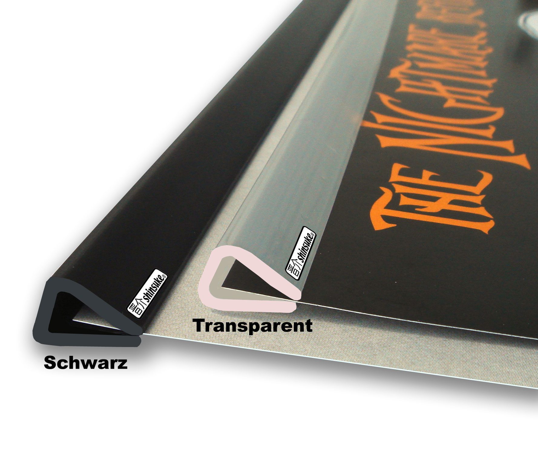 Bilderrahmen Posterleisten 62cm Schwarz - Posterleisten günstig online kaufen