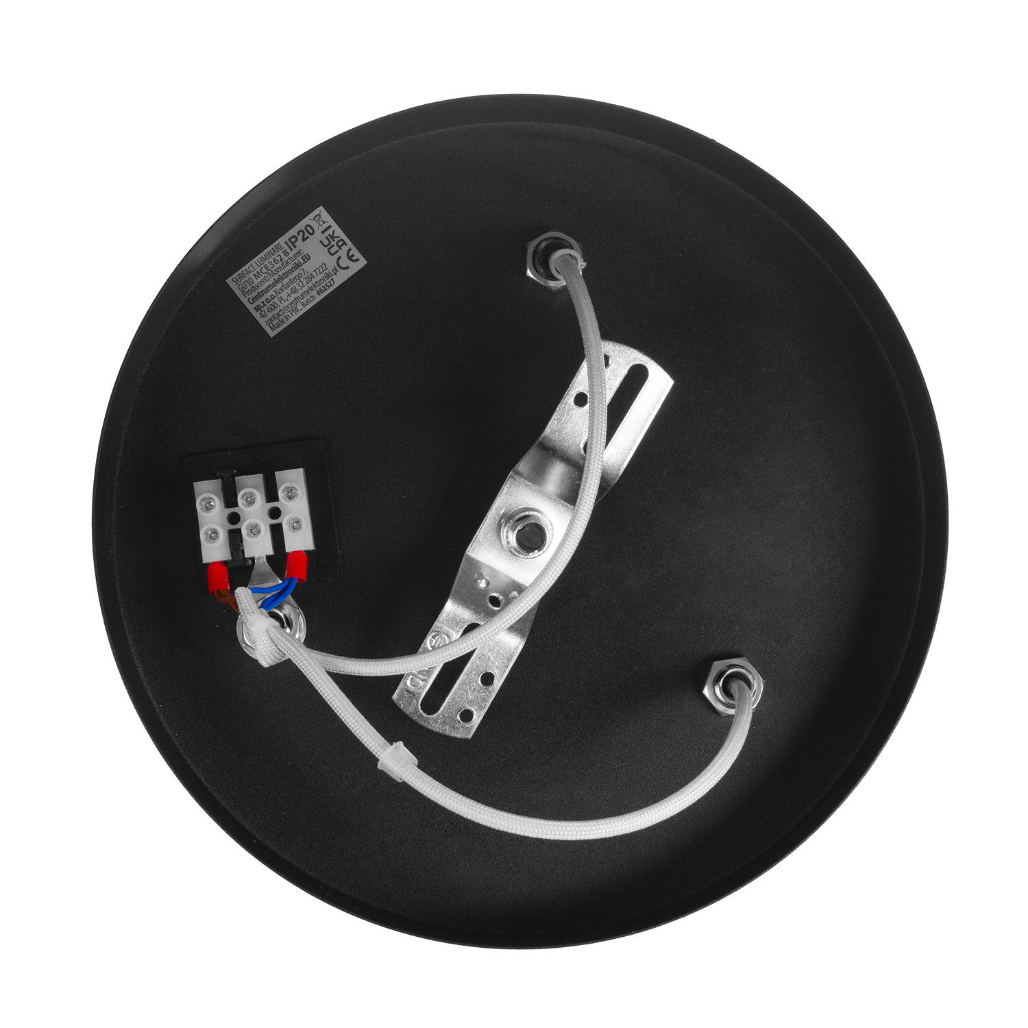 Maclean Deckenleuchte MCE362 +MCE437, LED wechselbar, Verstellbare Aluminium-Deckenleuchte 3x LED 7W