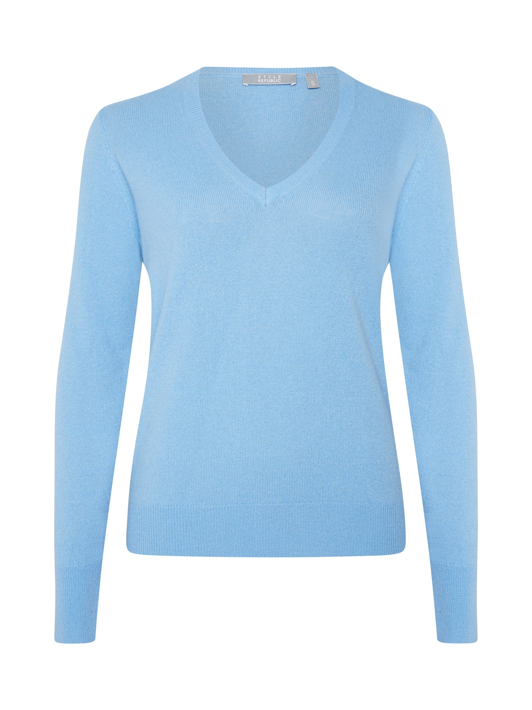Style & Republic Kaschmirpullover Kaschmirpullover V-Neck Kaschmirpullover günstig online kaufen