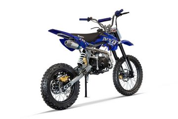 Nitro Motors Dirt-Bike 125cc midi Dirtbike NXD 17/14" Kickstart 4-Gang Pitbike Crossbike, 4 Gang, Fußschalthebel