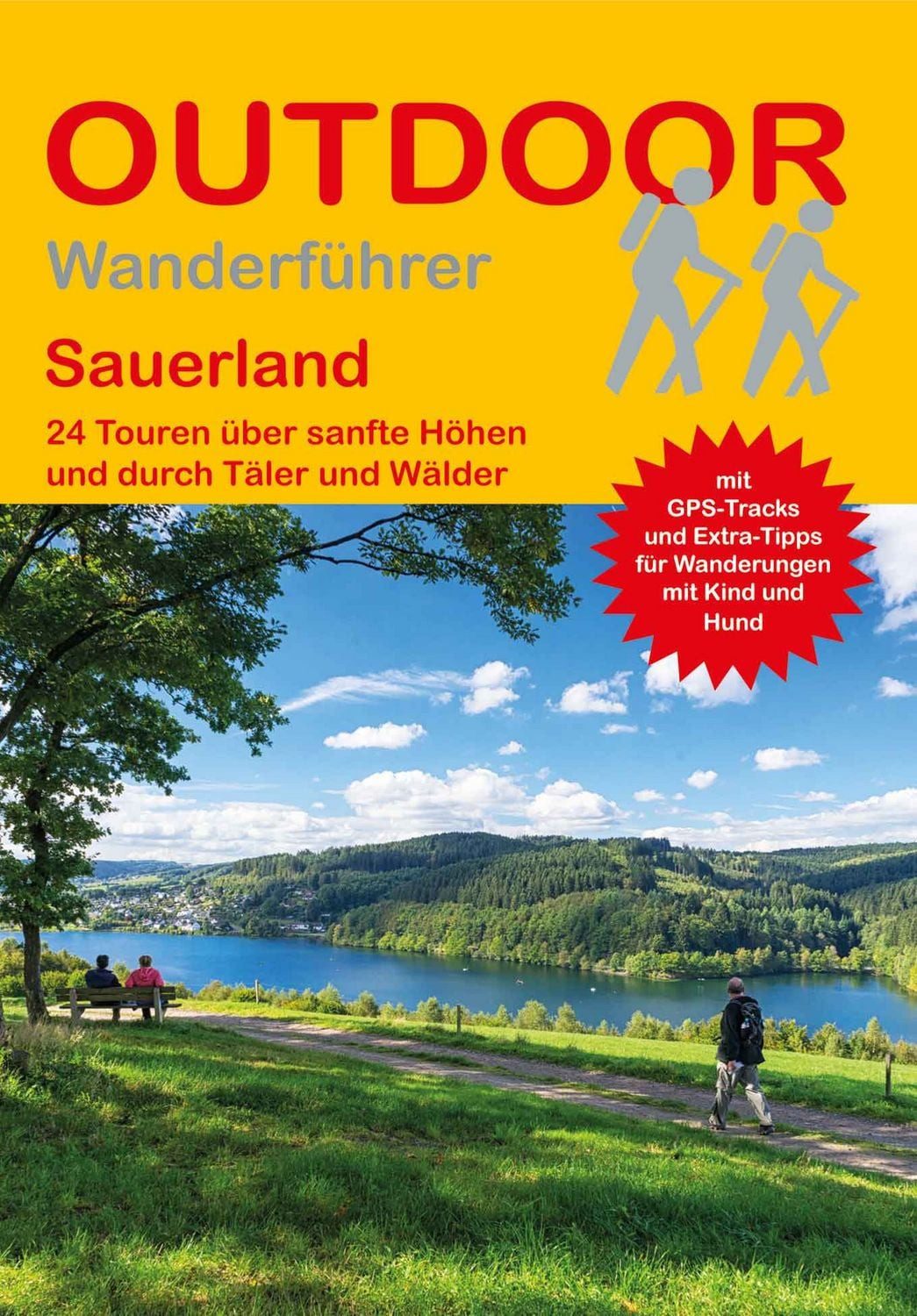 Sauerland 24 Touren über sanfte Höhen und durch Täler und Wälder Tages / Karl-Georg Müller, Tagestouren, Rundwanderwege und leichte Wanderungen. Alle Wanderwege mit GPS-Tracks.
