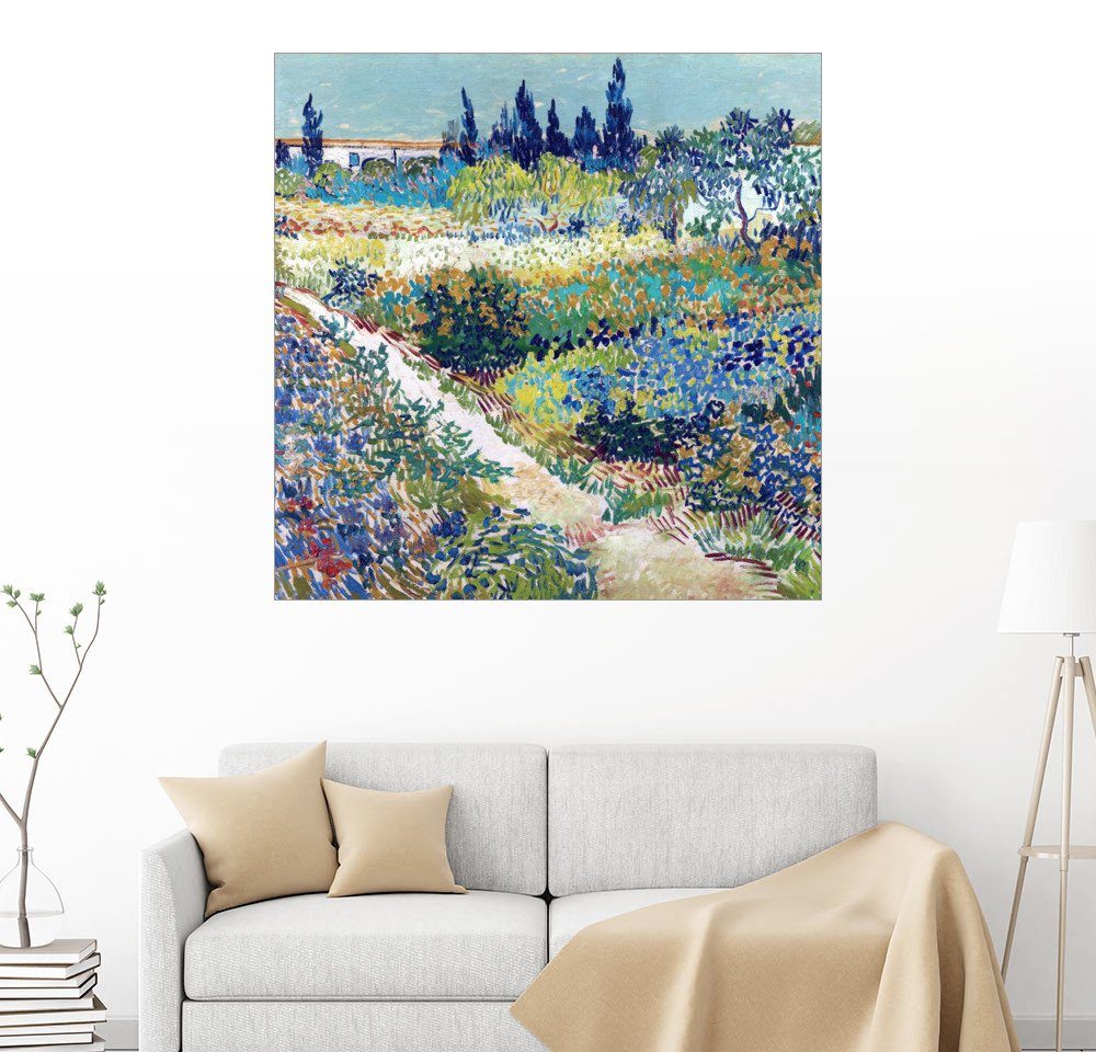 Posterlounge Wandbild, Garten bei Arles, PremiumDruck auf Fotopapier