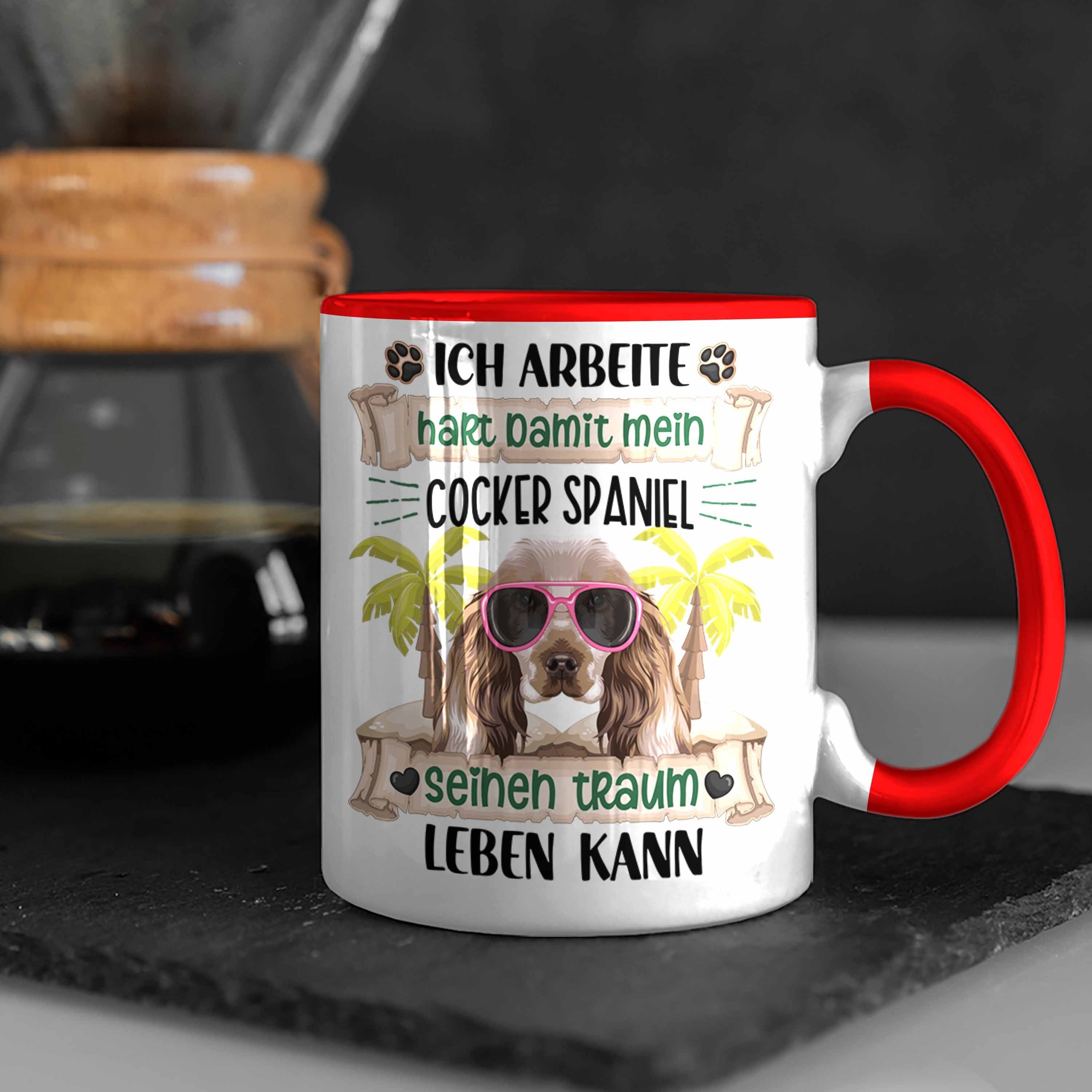 Besitzer Lustiger Geschenkidee Cocker Rot Geschenk Tasse Spaniel Trendation Ic Spruch Tasse