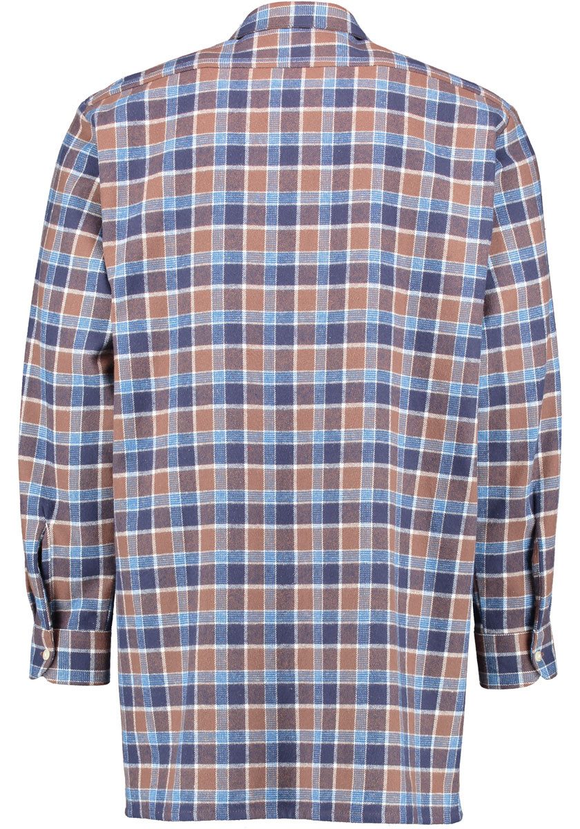 Condor Flanellhemd Sqobi 90cm langes Herren Langarm Arbeitshemd, Schwerflan günstig online kaufen