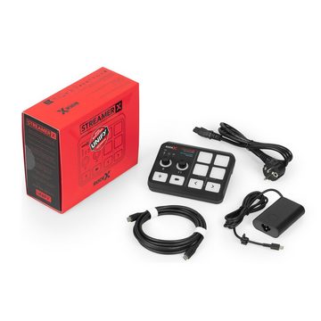RODE X Streamer X Interface Digitales Aufnahmegerät (mit WIME-TX Mikrofon und Mikrofasertuch)