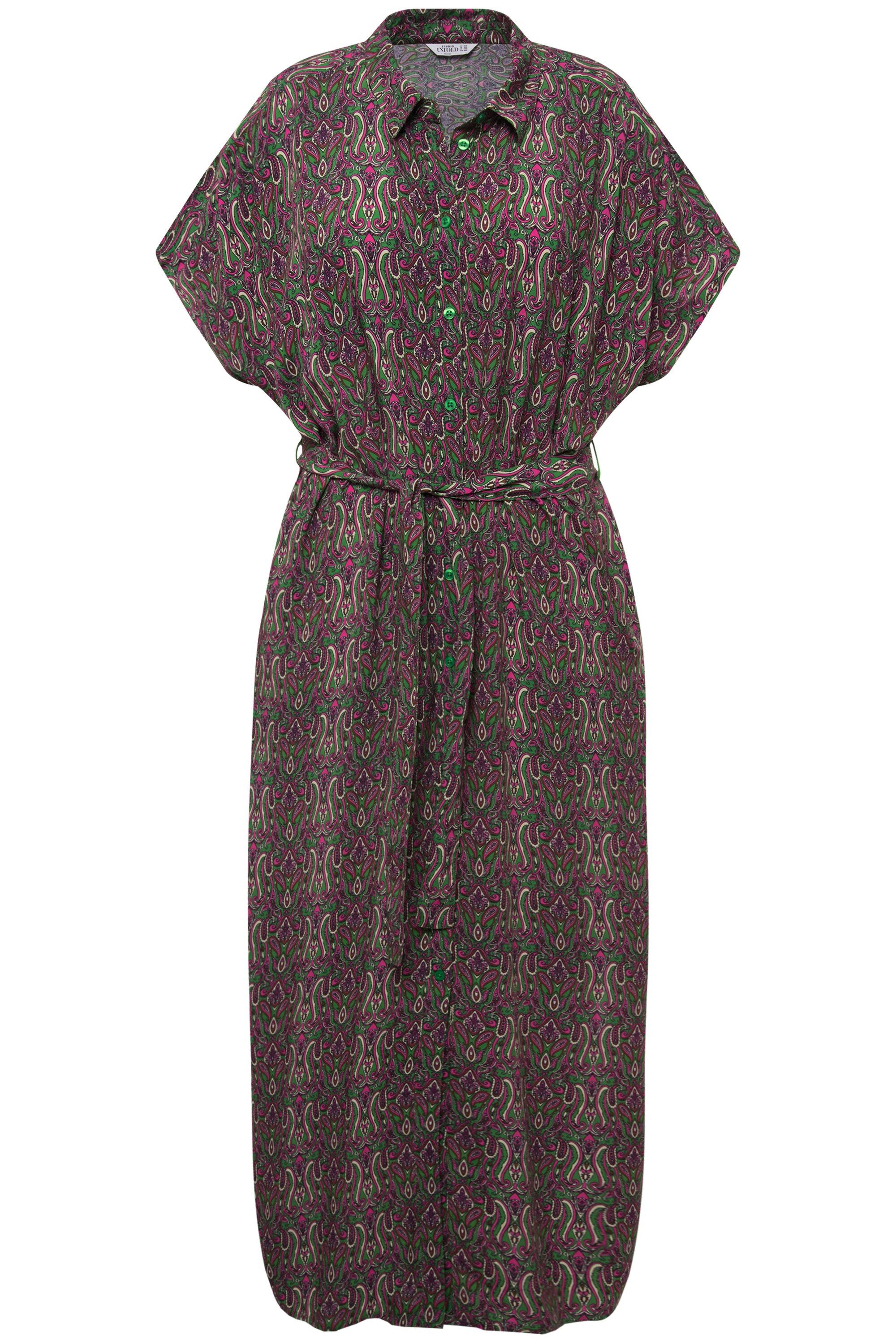 Studio Untold Hemdblusenkleid Maxikleid oversized Paisley-Print günstig online kaufen