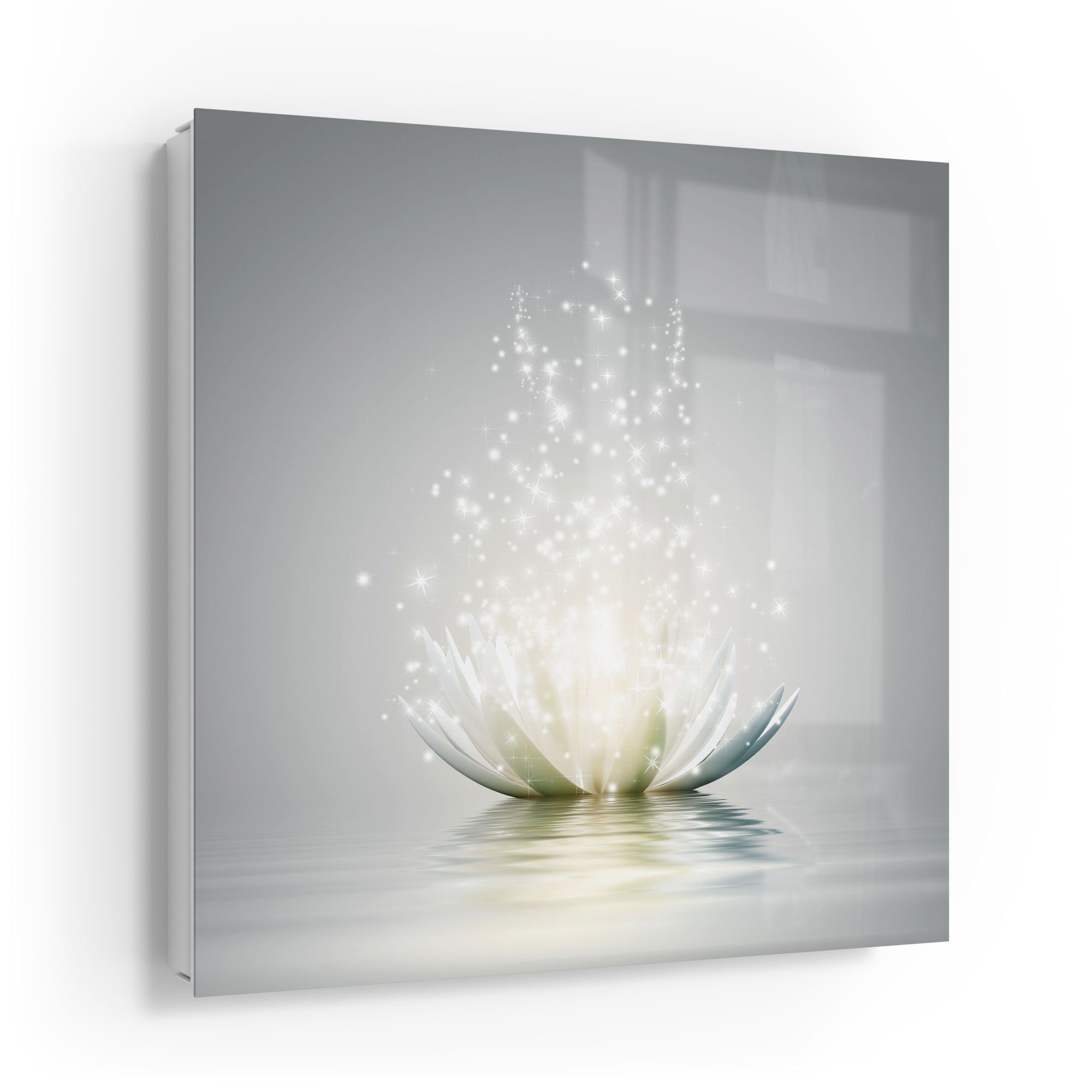 DEQORI Schlüsselkasten 'Funkelnde Lotusblüte', Glas Schlüsselbox günstig online kaufen