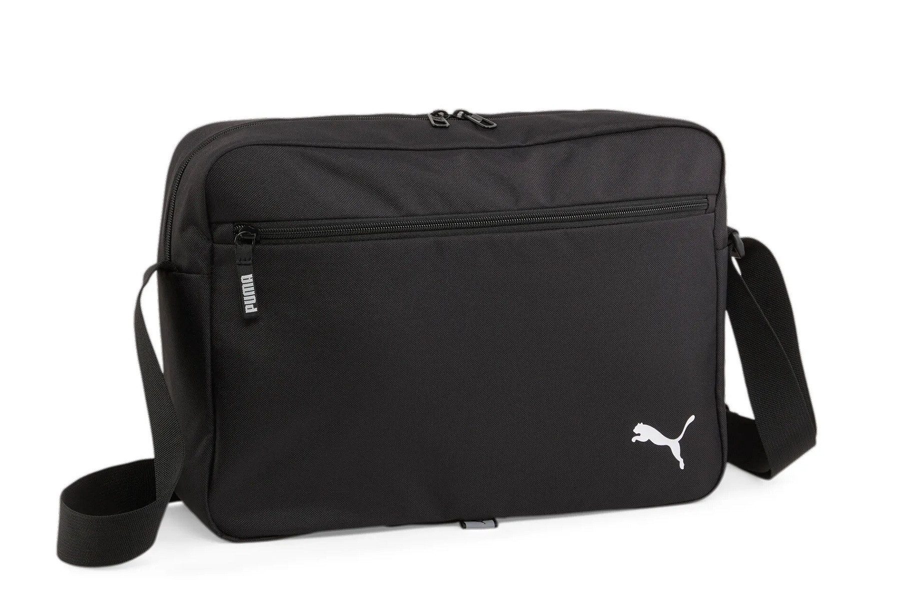 PUMA Umhängetasche Team Messenger Bag puma black (1-tlg), 12 Liter