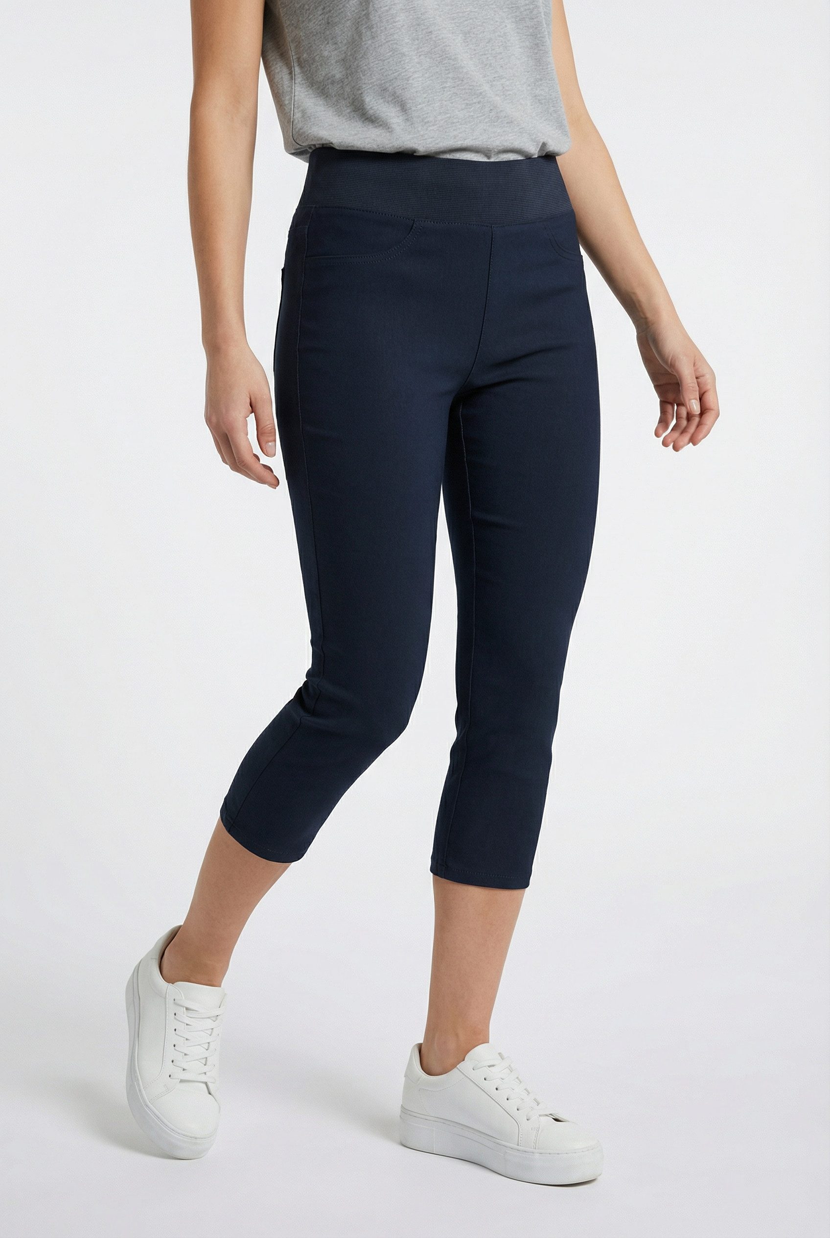 FREEQUENT Caprileggings FQSHANTAL-CA-POWER mit extra breitem Bund