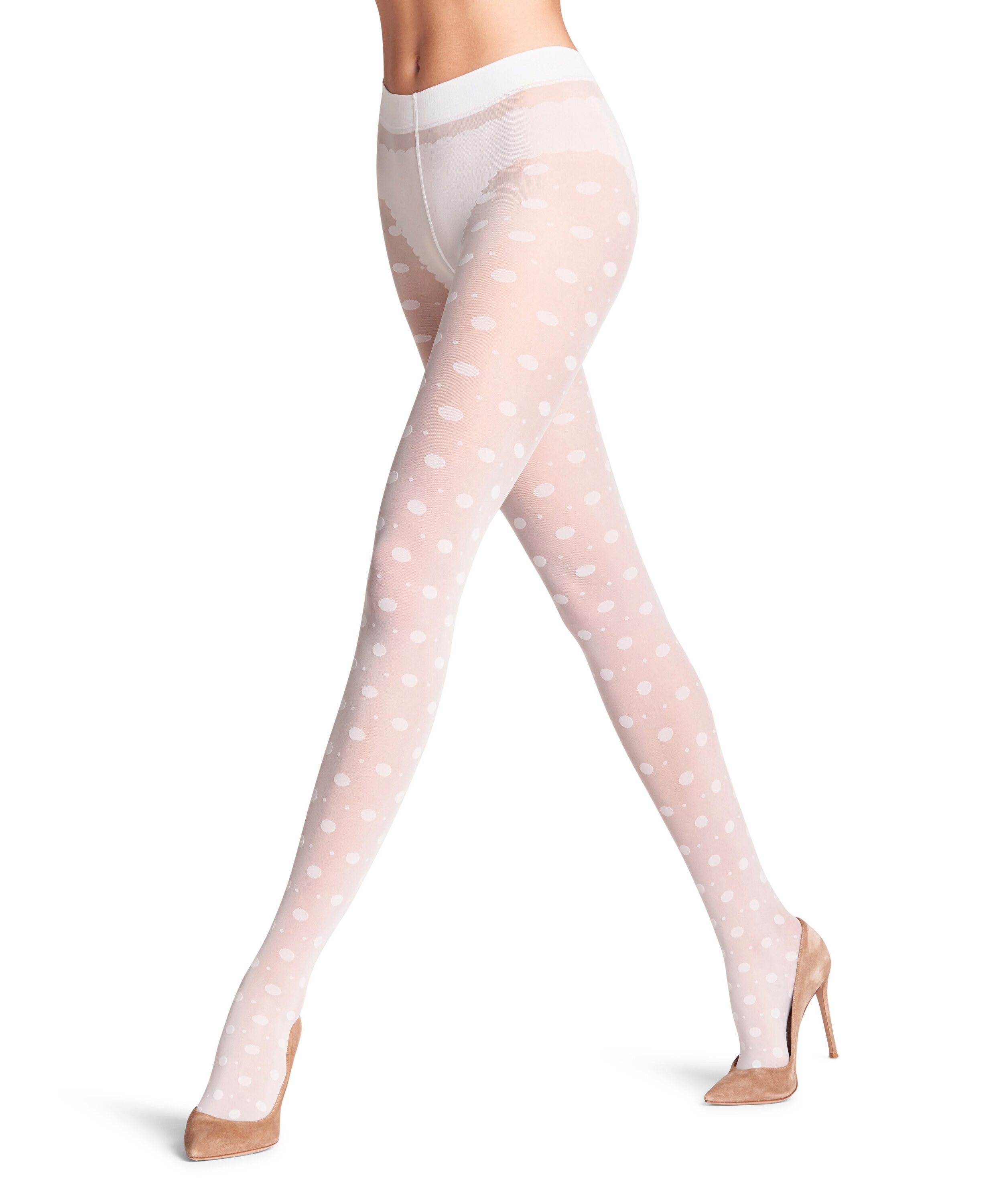 FALKE Feinstrumpfhose Snow Dot 25 DEN (1 St) mit klassischem Pünktchen-Design