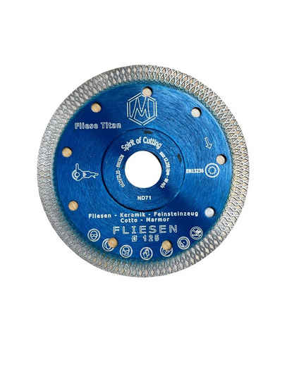 M-Diamant Trennscheiben High Perfomance Premium Diamant-Trennscheibe 125mmx22,23mm, (1-tlg)