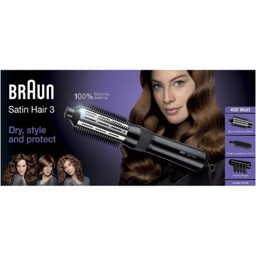 Braun Warmluftbürste AS330 Satin Hair 3 - Warmluftbürste - schwarz