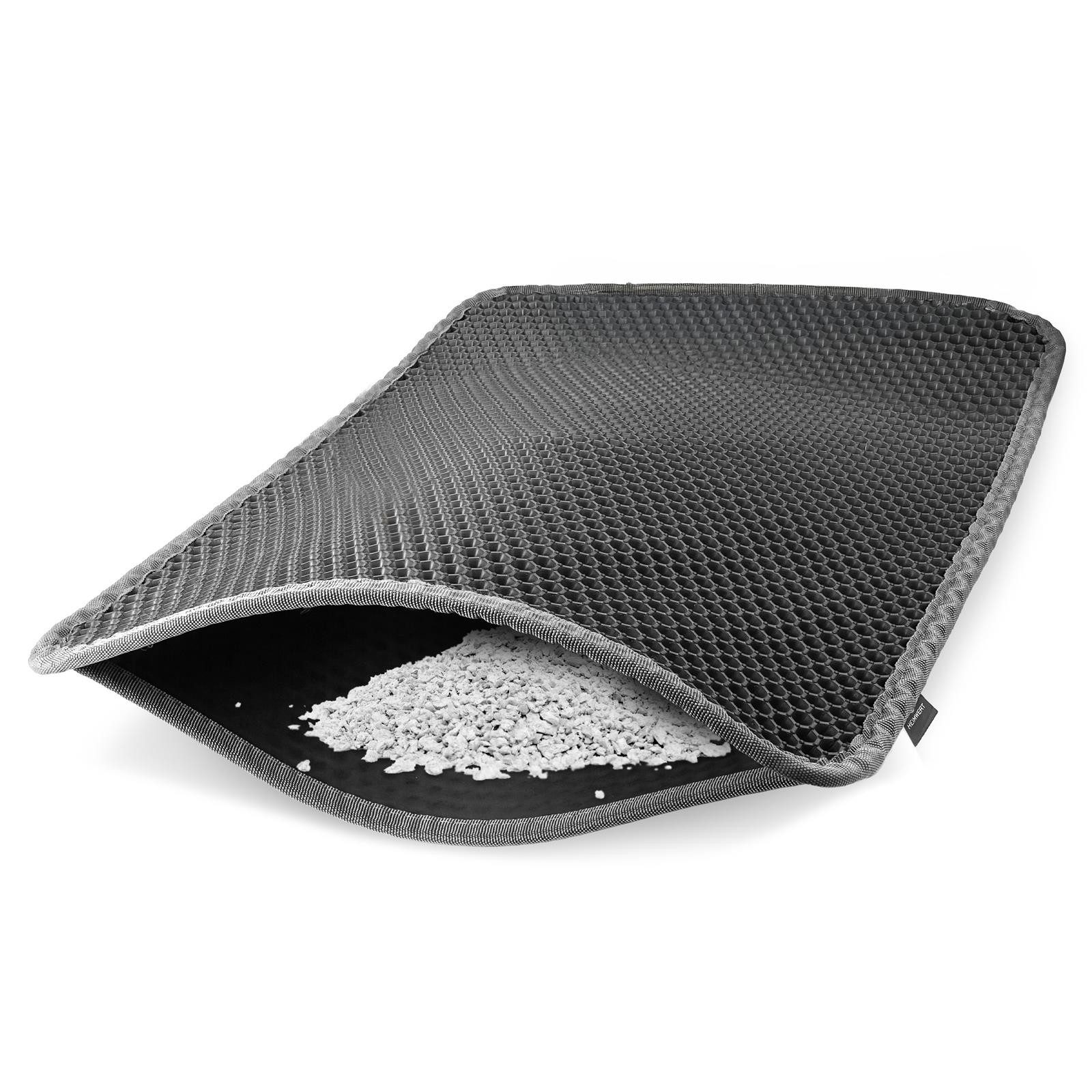 HEIMWERT Katzentoilette Katzenstreu Matte Katzenstreumatte - 76x61cm, Wasse günstig online kaufen