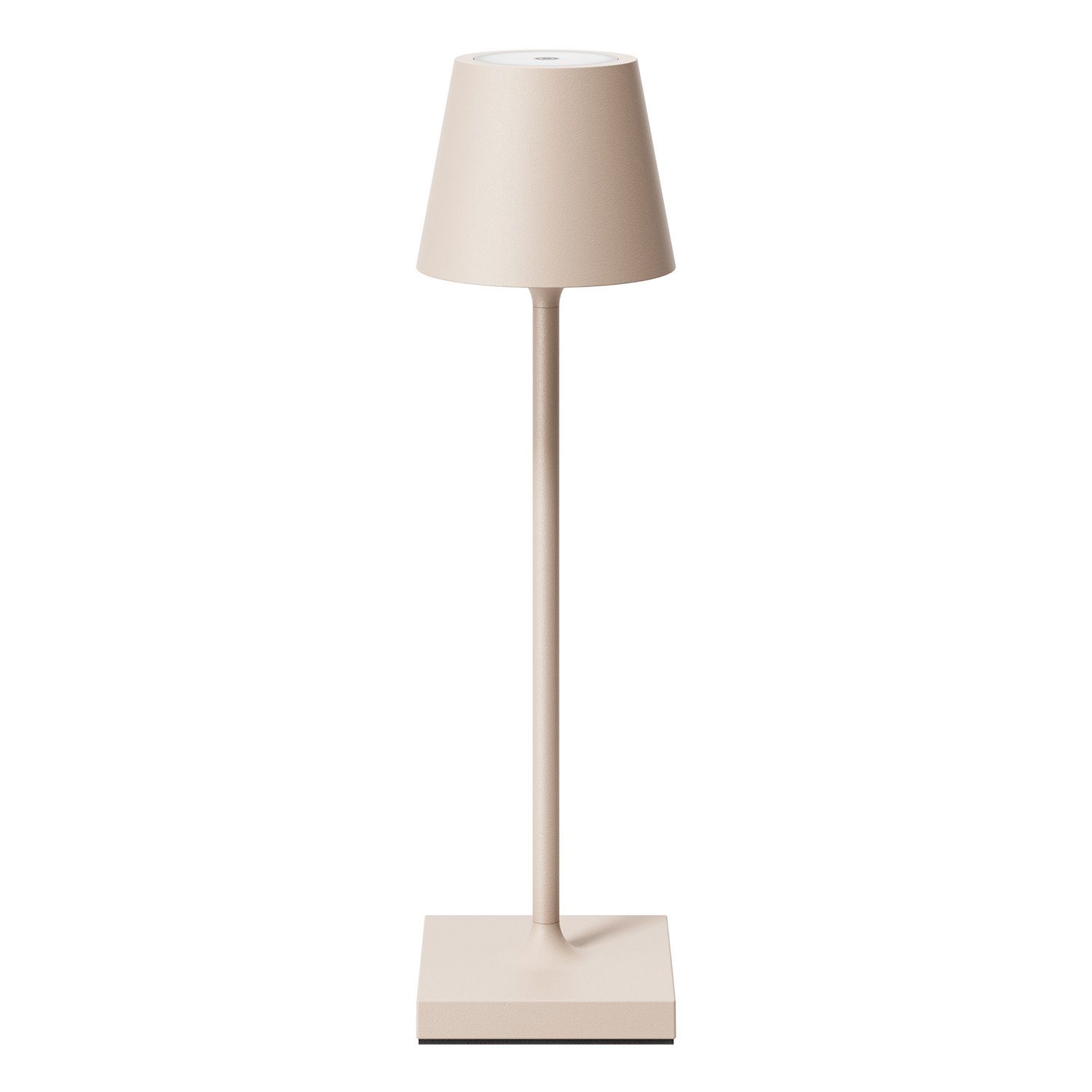 LED-Akkutischlampe Nuindie pocket, beige, IP54, dimmbar günstig online kaufen