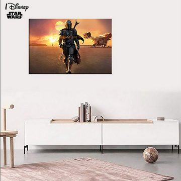 TPFLiving Kunstdruck (OHNE RAHMEN) Poster - Leinwand - Wandbild, Disney Marvel - Star Wars - Impressionen (Leinwand Wohnzimmer, Leinwand Bilder, Kunstdruck), Leinwand bunt - Größe 20x30cm