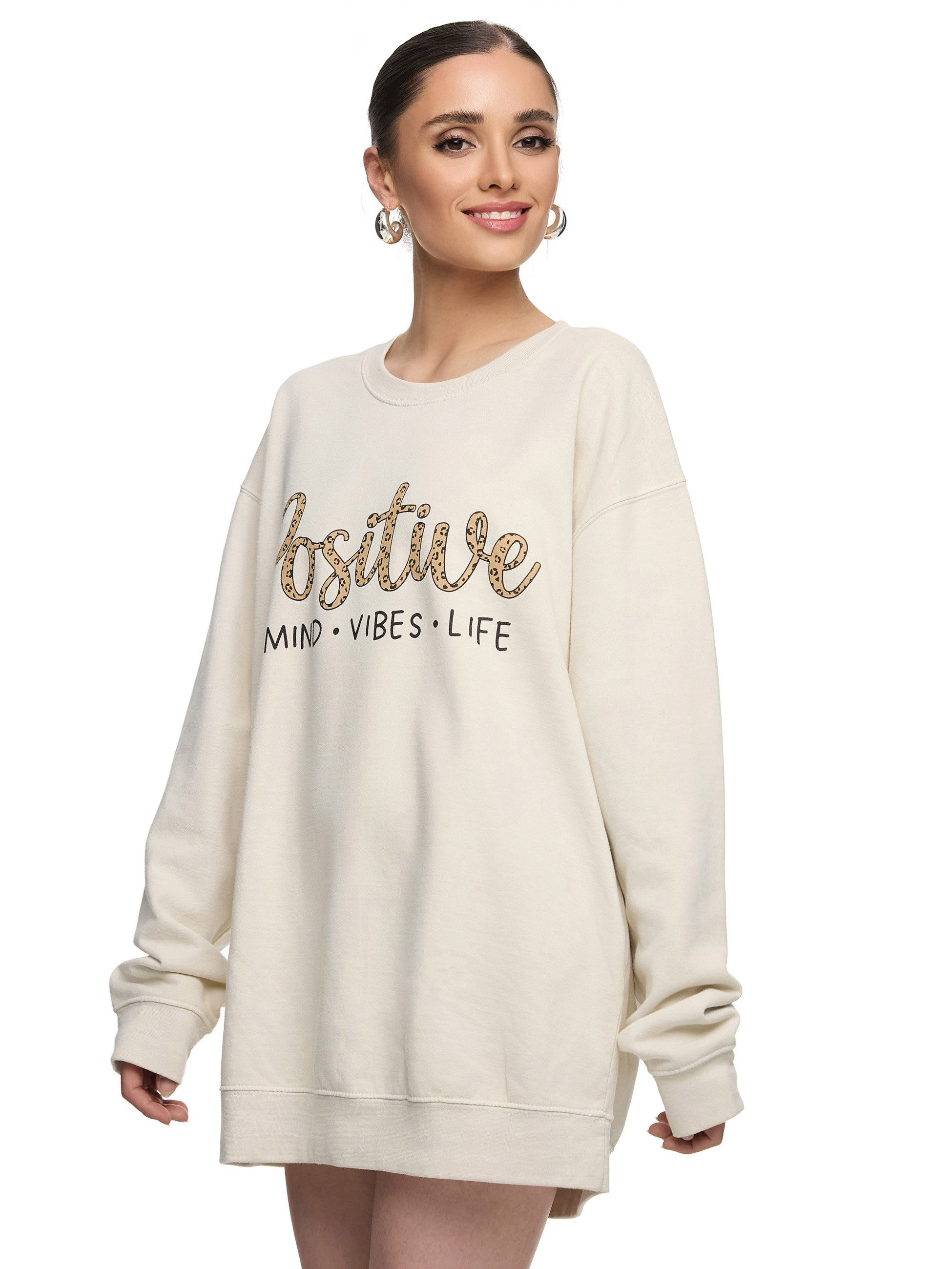 Worldclassca Sweatshirt Worldclassca Oversized Sweatshirt POSITIVE günstig online kaufen
