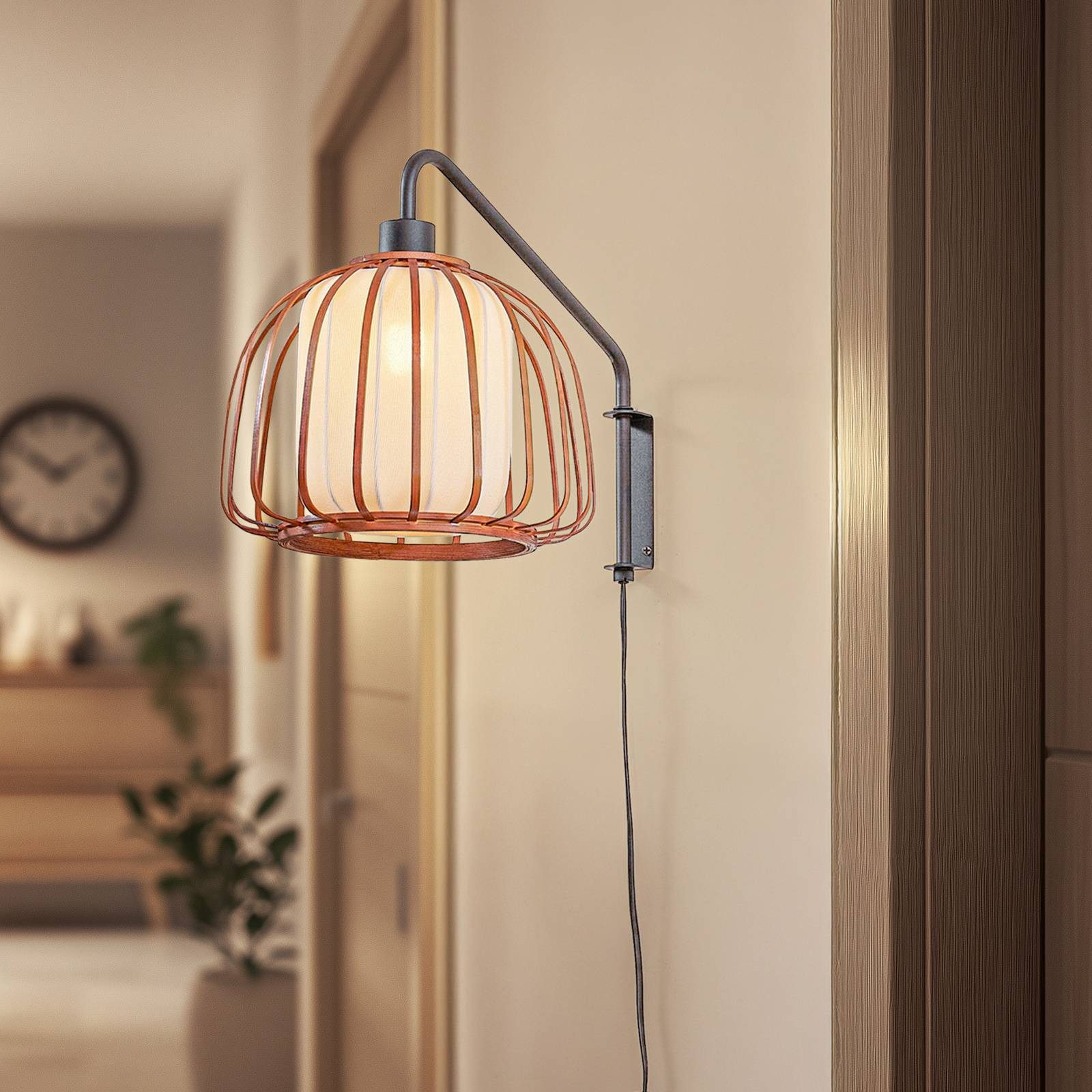 Lindby Wandleuchte Davella, IP20, 1 x 10 W LED