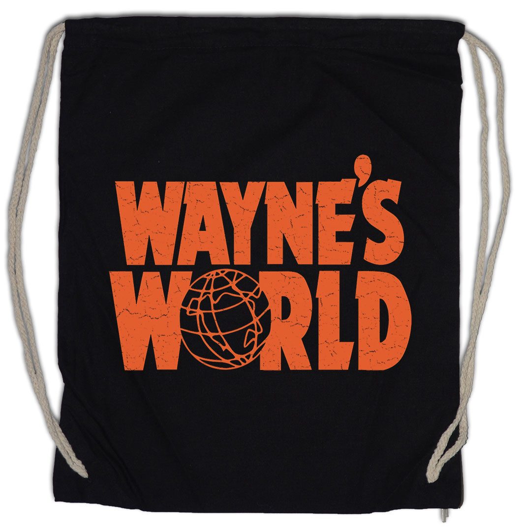 Turnbeutel Wayne´s World Logo Turnbeutel Music Symbol Sign Musik Movie Film
