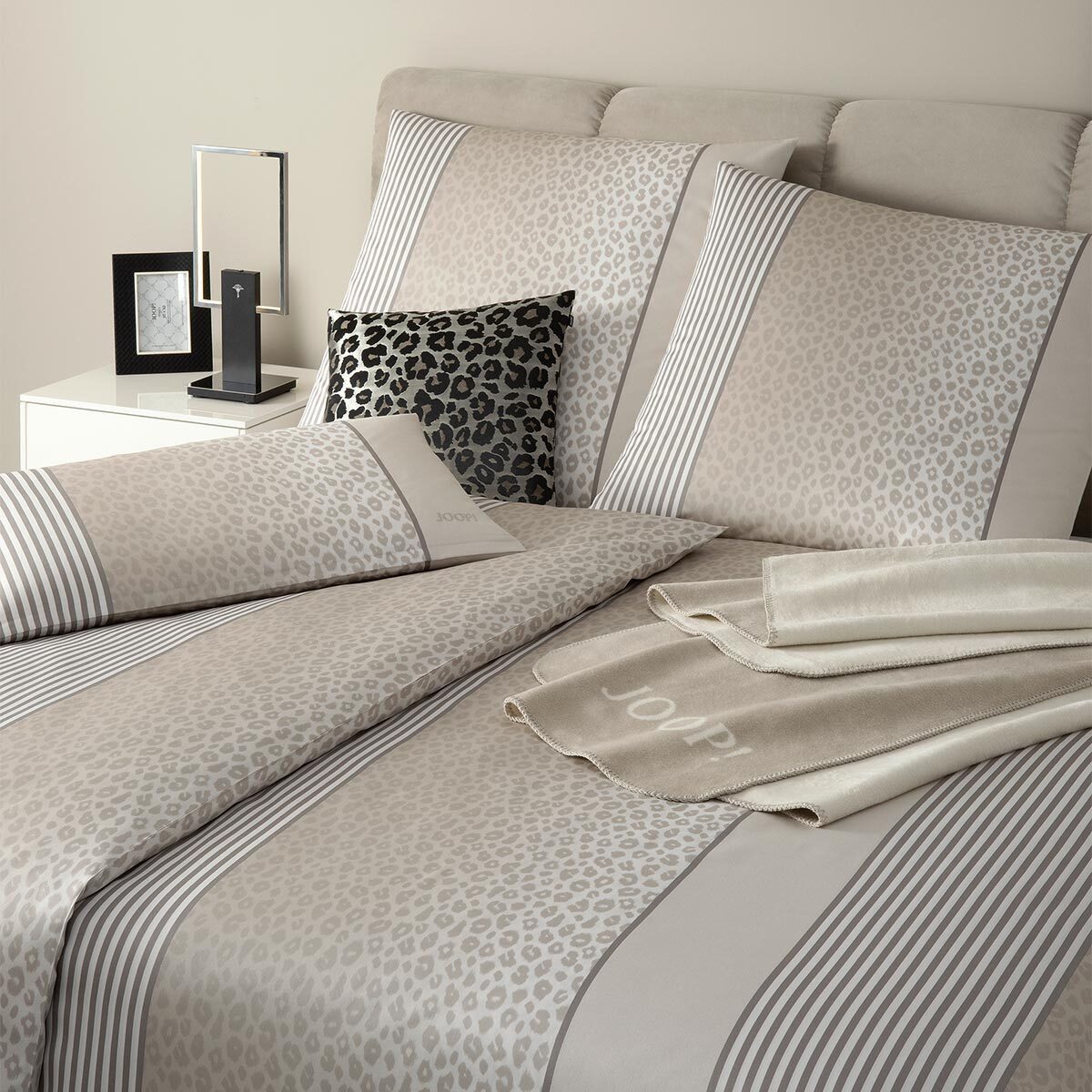 JOOP! Bettwäsche Leo, Mako Satin, 2 teilig günstig online kaufen