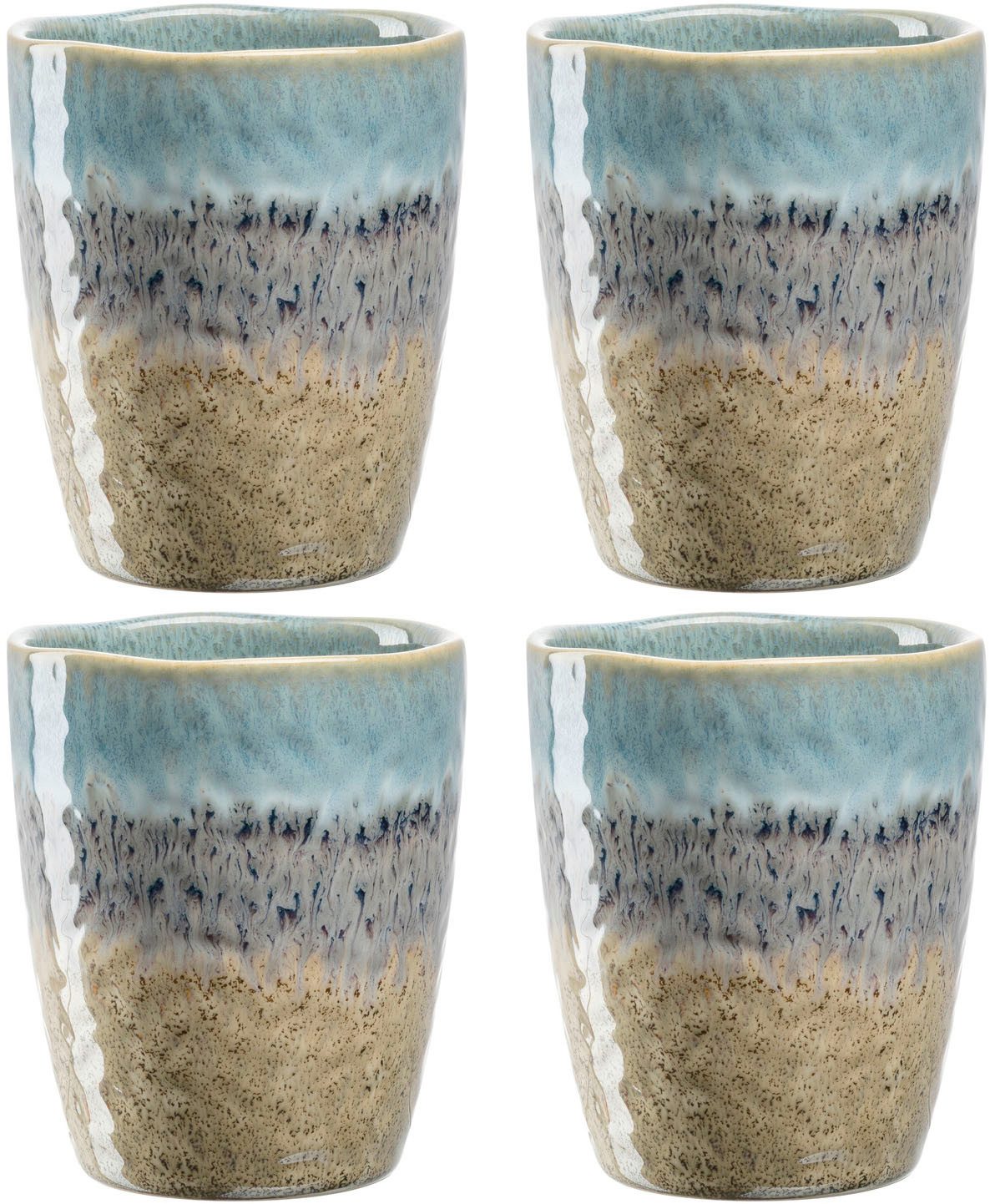 LEONARDO Becher MATERA, 4-tlg., Keramik, 300 ml, 4-teilig