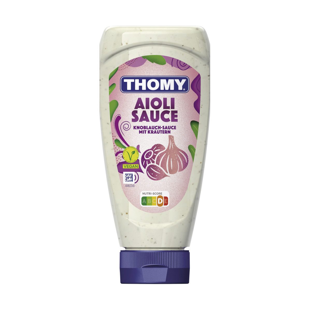 THOMY Grillsauce, Thomy Vegane Aioli Sauce Squeeze Knoblauchsauce Flasche 200ml