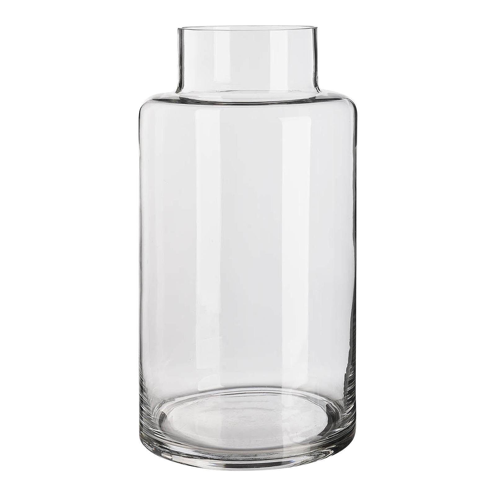 Depot Dekovase Vase Klarwitta (Packung, 1 Stück Vase), aus Glas, Ø 21 Zentimeter, H 40 Zentimeter