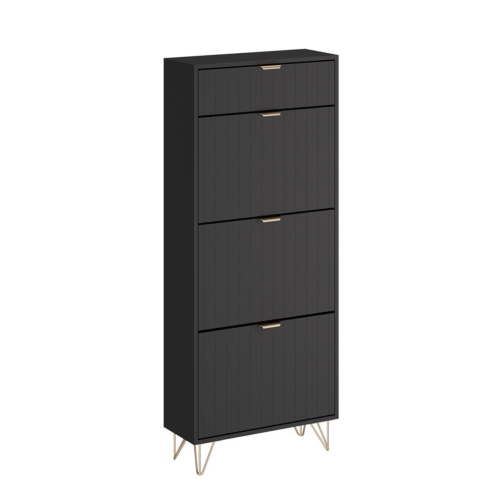 Vicco Schuhschrank Helge, Schwarz, 60 x günstig online kaufen