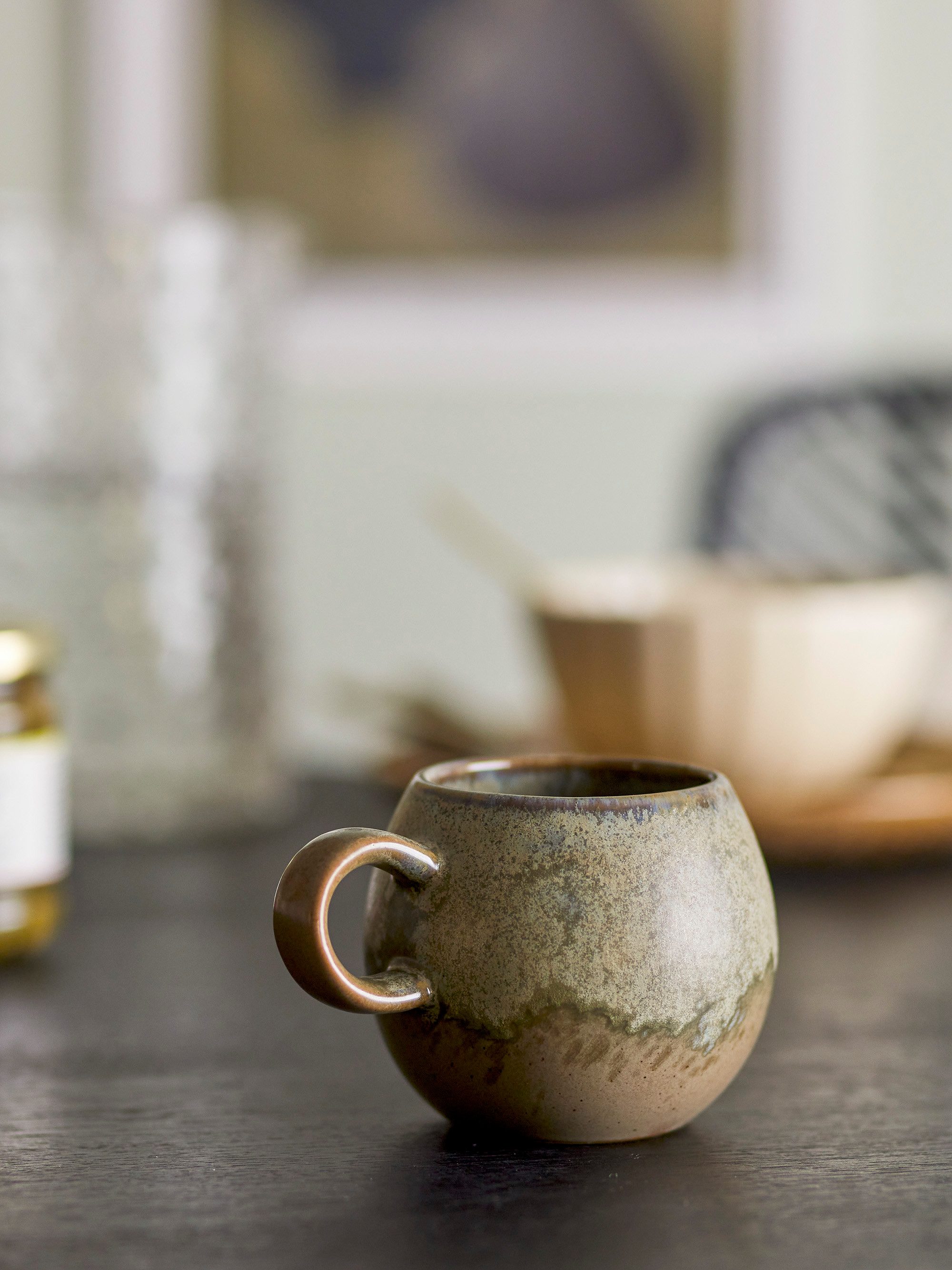 Bloomingville Tasse Bloomingville Paula Tasse, Braun, Steingut, 275 ml, Steingut