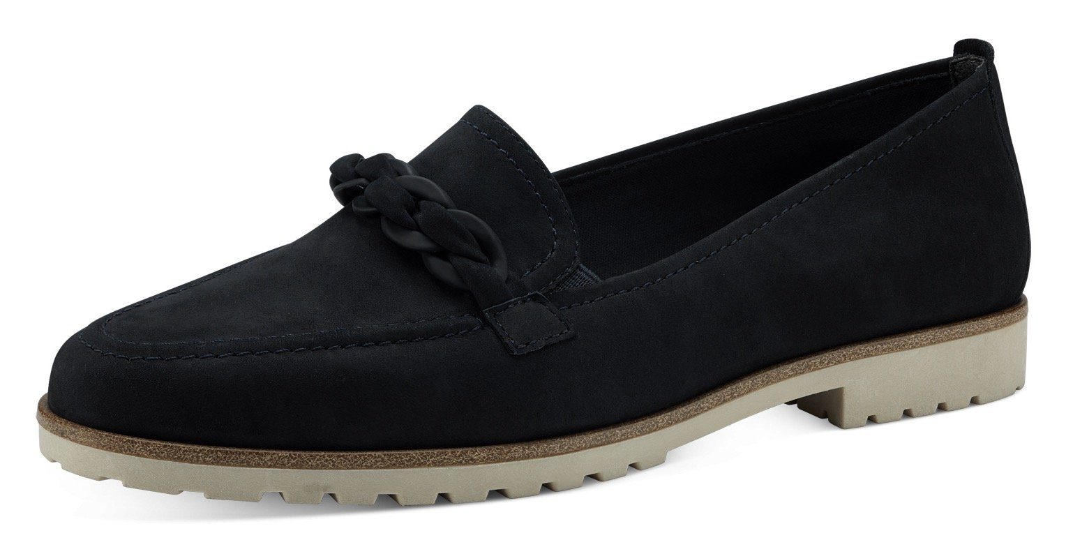 Tamaris Loafer Chunky Slipper, Plateau Slipper mit seitlichen Stretcheinsätzen