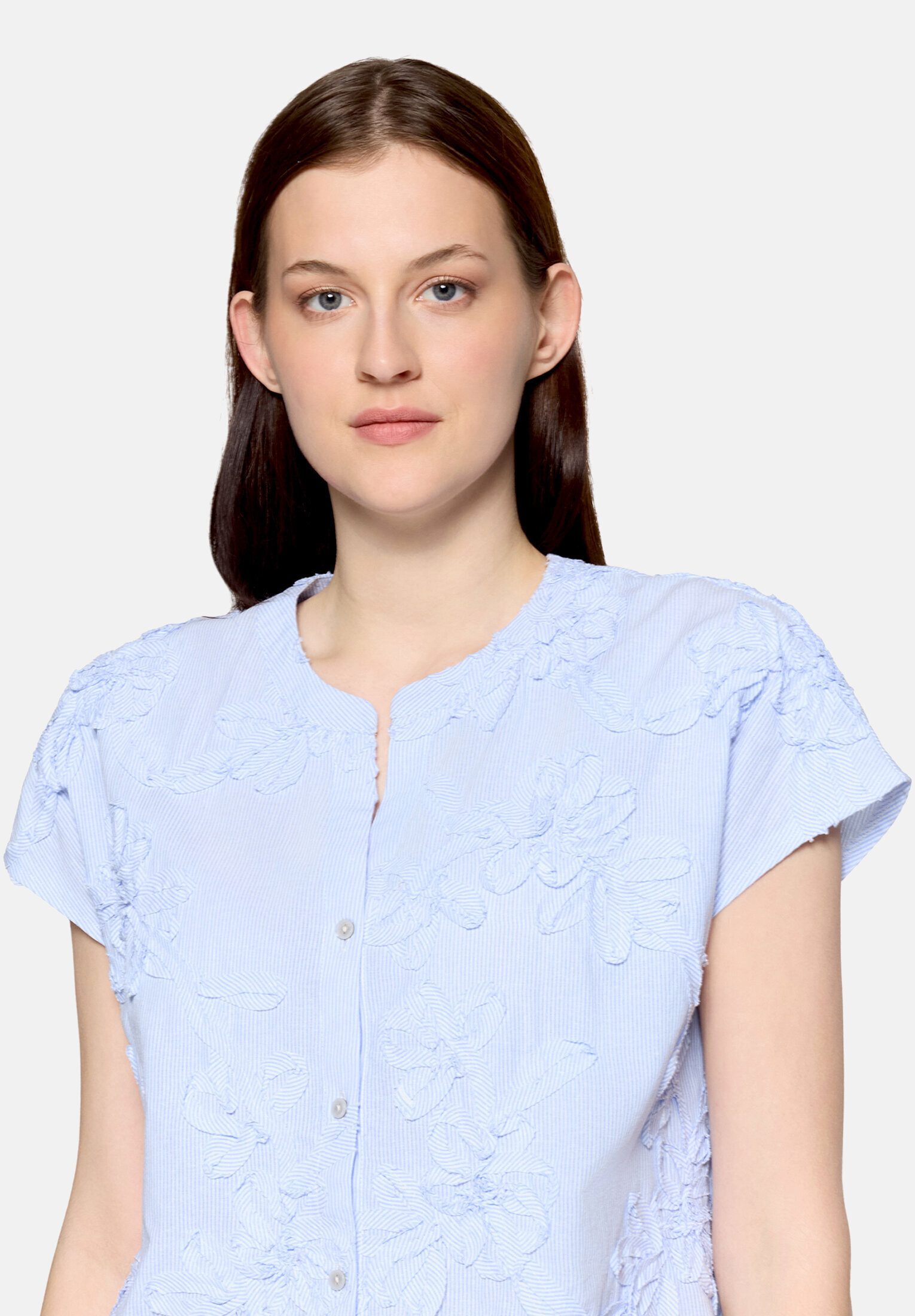 Betty&Co Hemdbluse Damen mit Stickerei