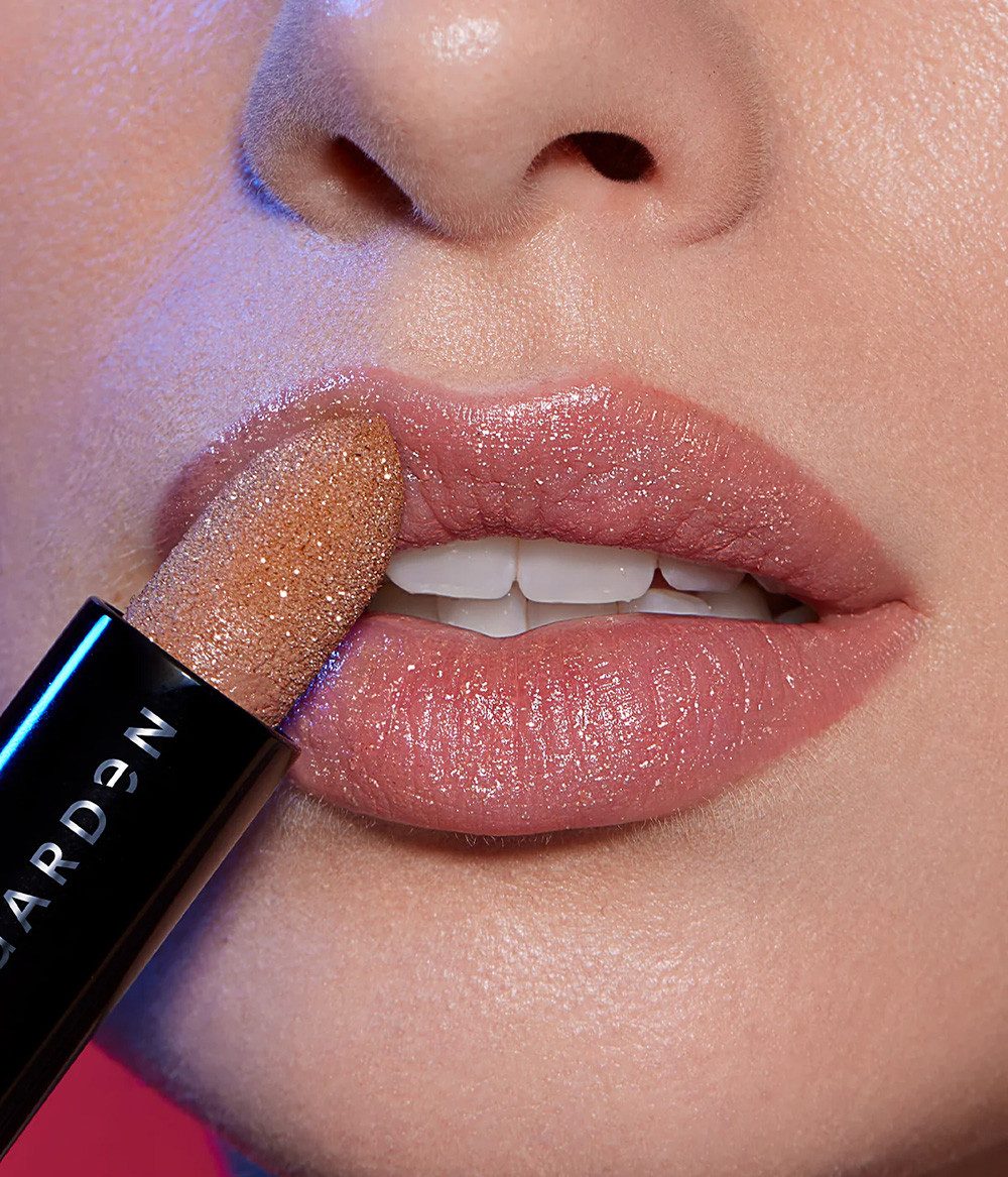 EVAGARDEN Lippenstift Sparkle Balm, glitzernder Pflegestift, polstert die Lippen auf