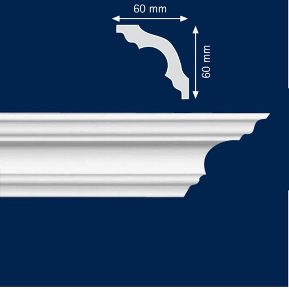 PROVISTON Stuckleiste Polystyrol, 60 x 60 günstig online kaufen