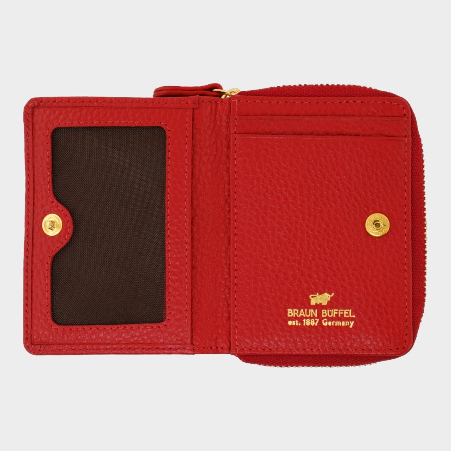 Braun Büffel Mini Geldbörse ASTI Mini RV-Geldbörse 5CS rot günstig online kaufen