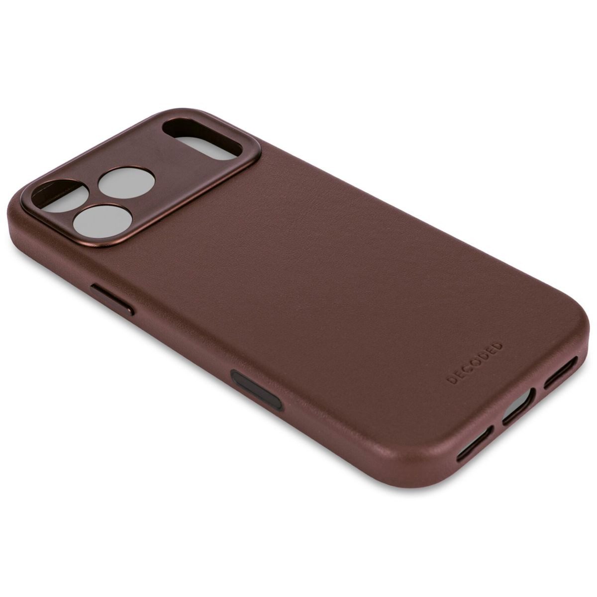DECODED Leather Backcover iPhone 17 Pro Chocolate