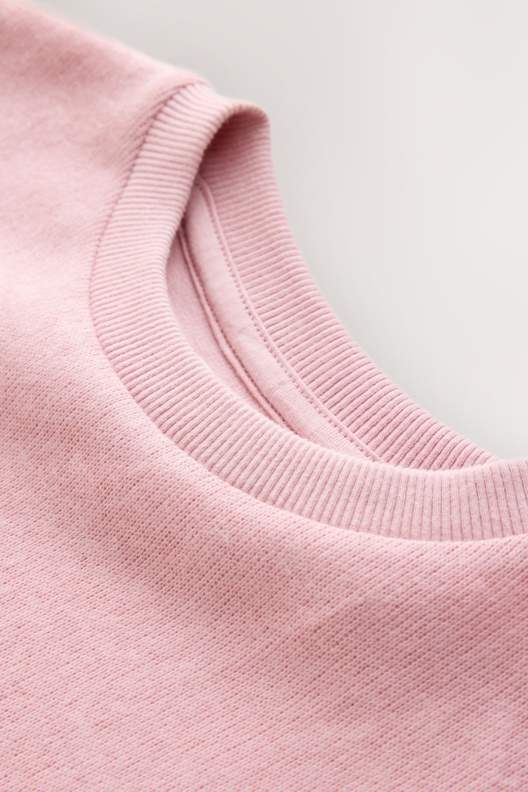 Next T-Shirt Sweatshirt mit Spitzensaum (1-tlg) – Bild 4 von 4