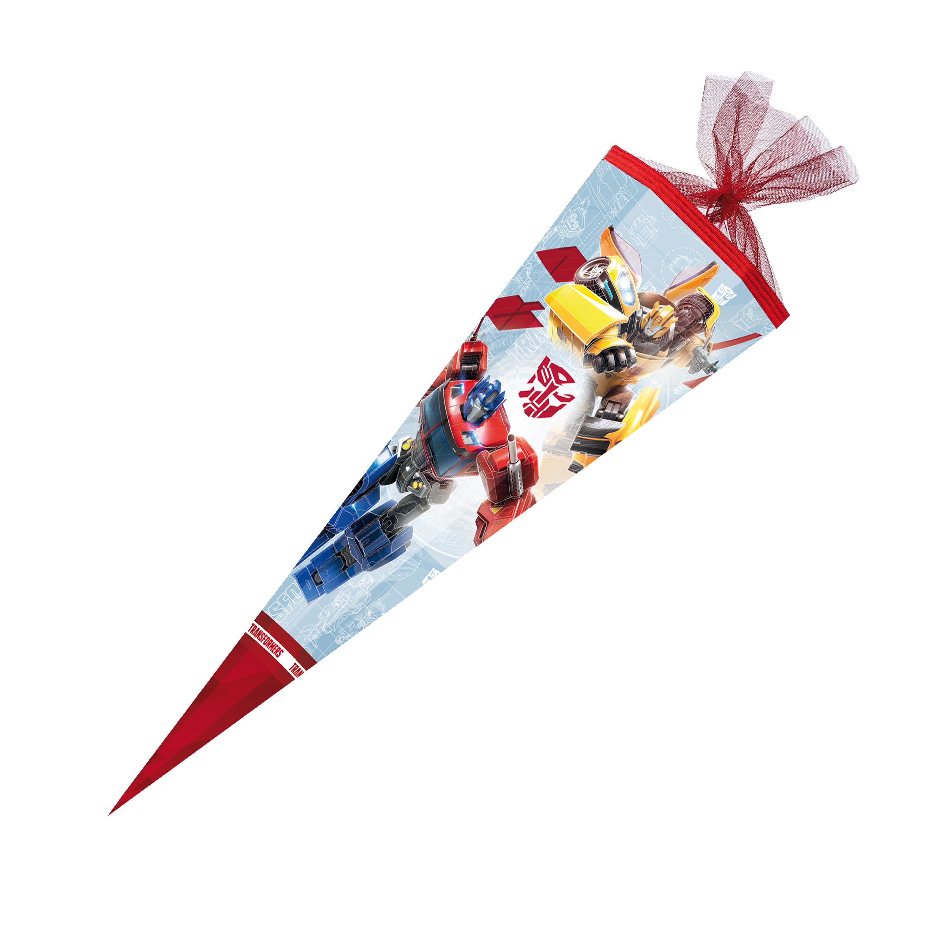 Schultüte Nestler Schultüte Transformers Roll Out eckig mit Tüllverschluss 85cm