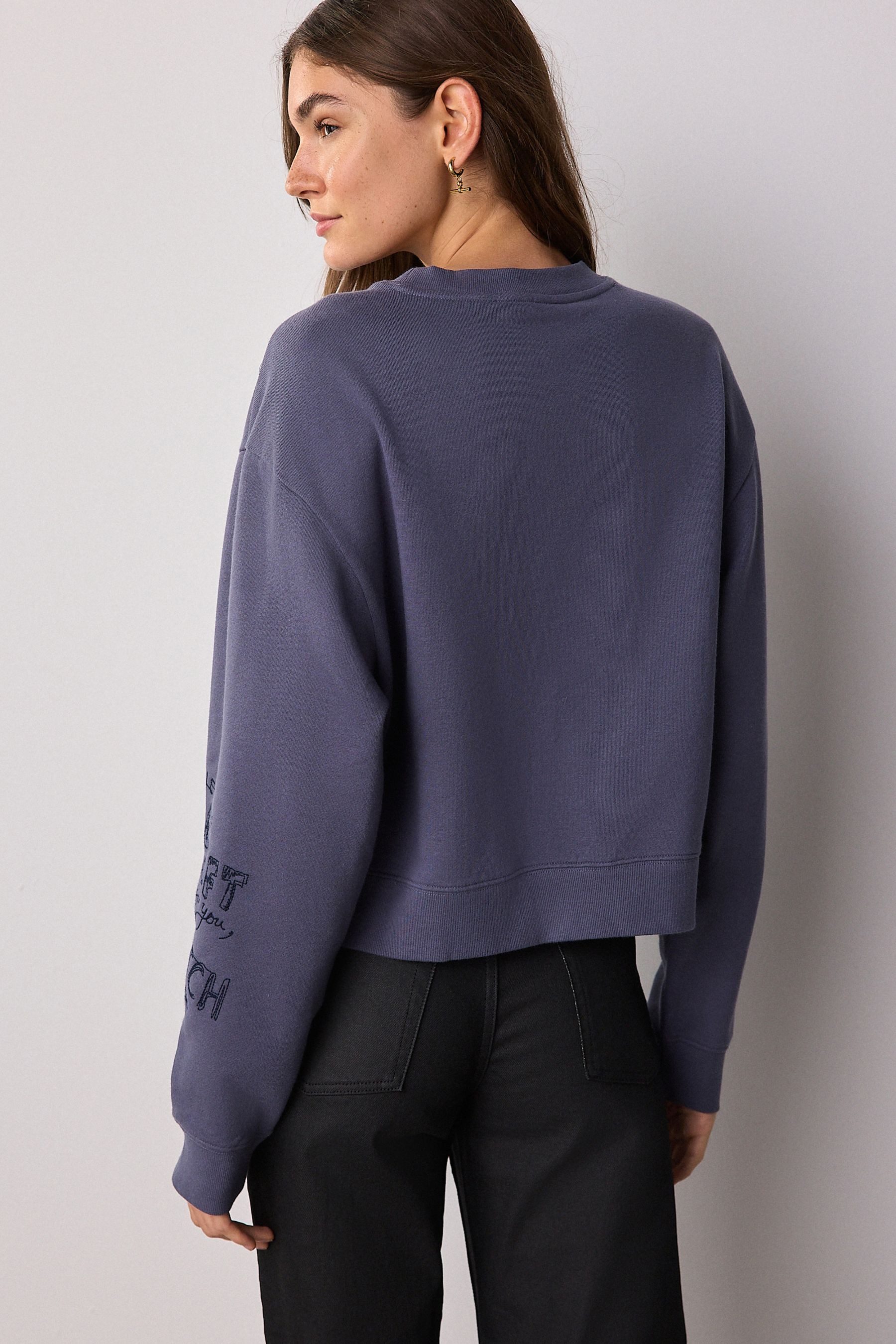 Next Sweater Sweatshirt mit Grafik und Stickerei, Polaroid (1-tlg) günstig online kaufen