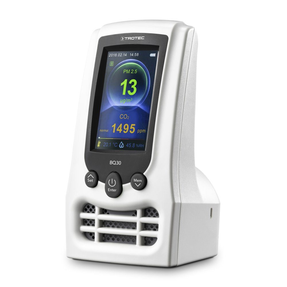 Klimamesser CO2-Luftqualitätsmonitor und Partikelmessgerät BQ30