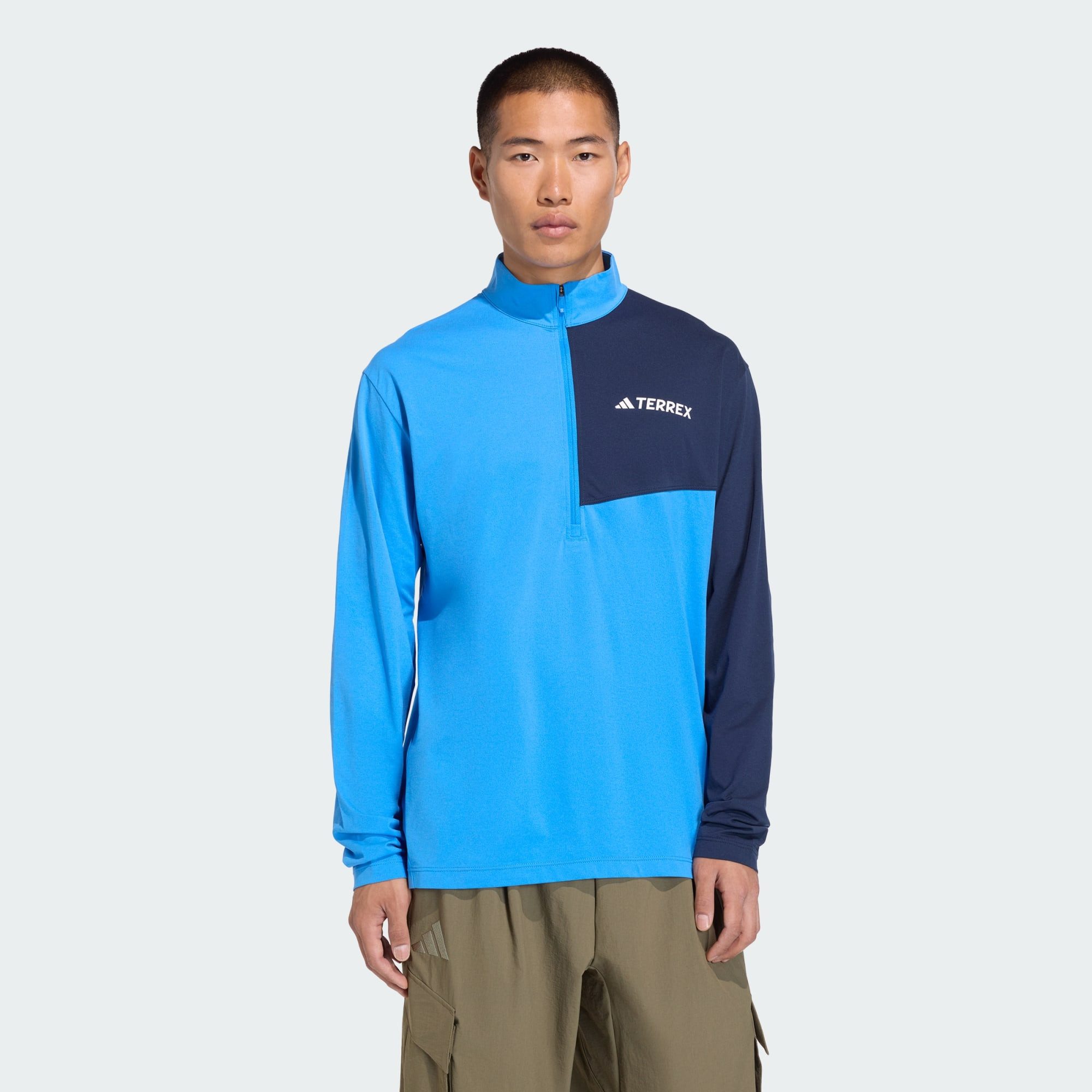 adidas TERREX Langarmshirt TERREX MULTI CLIMACOOL 1/2 ZIP LONGSLEEVE (1-tlg)
