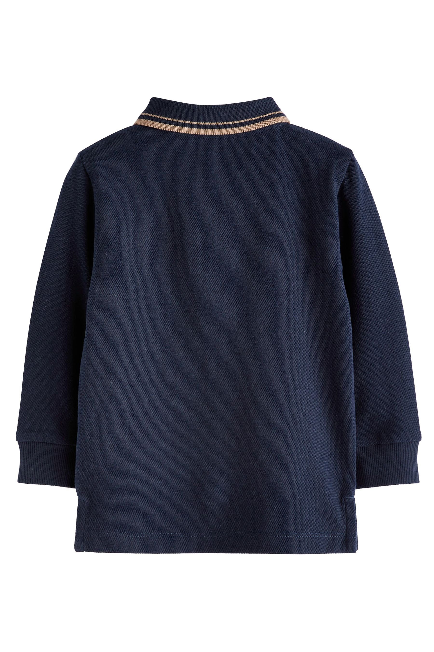 Next Langarm-Poloshirt Langärmeliges Polo-Shirt (1-tlg) günstig online kaufen