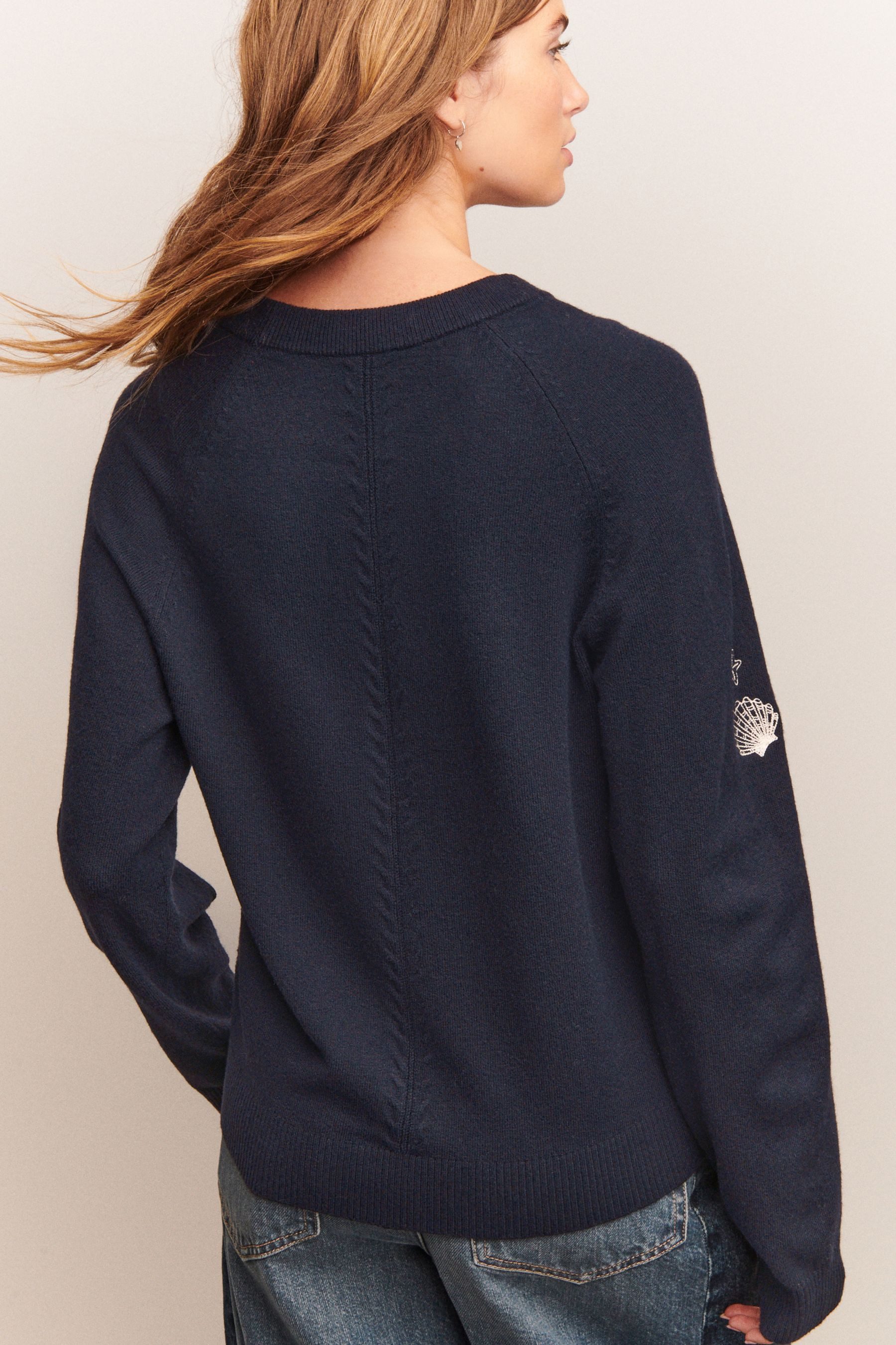 Next Strickpullover Langärmeliger, superweicher Pullover mit Rundhals (1-tl günstig online kaufen