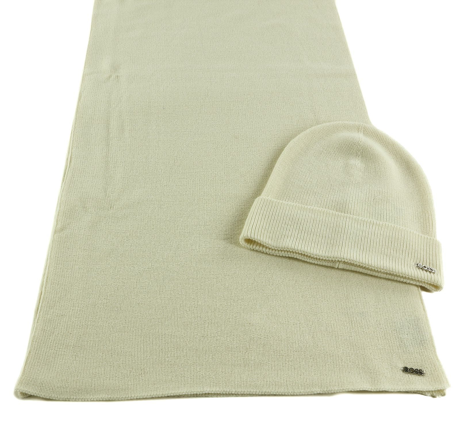 BOSS Strickmütze Liviliana Set (Set, 2-St)