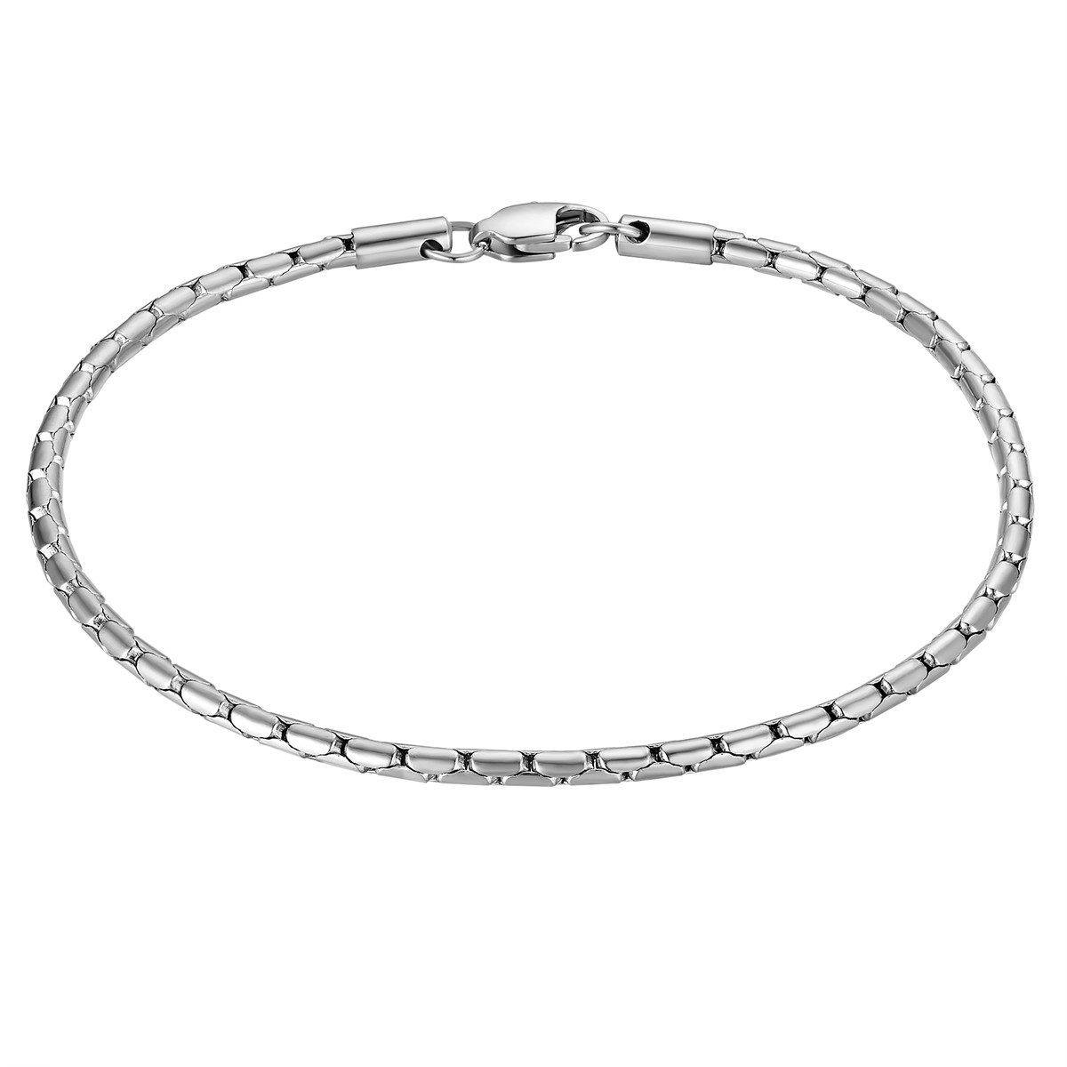 Edelstahlarmband silber