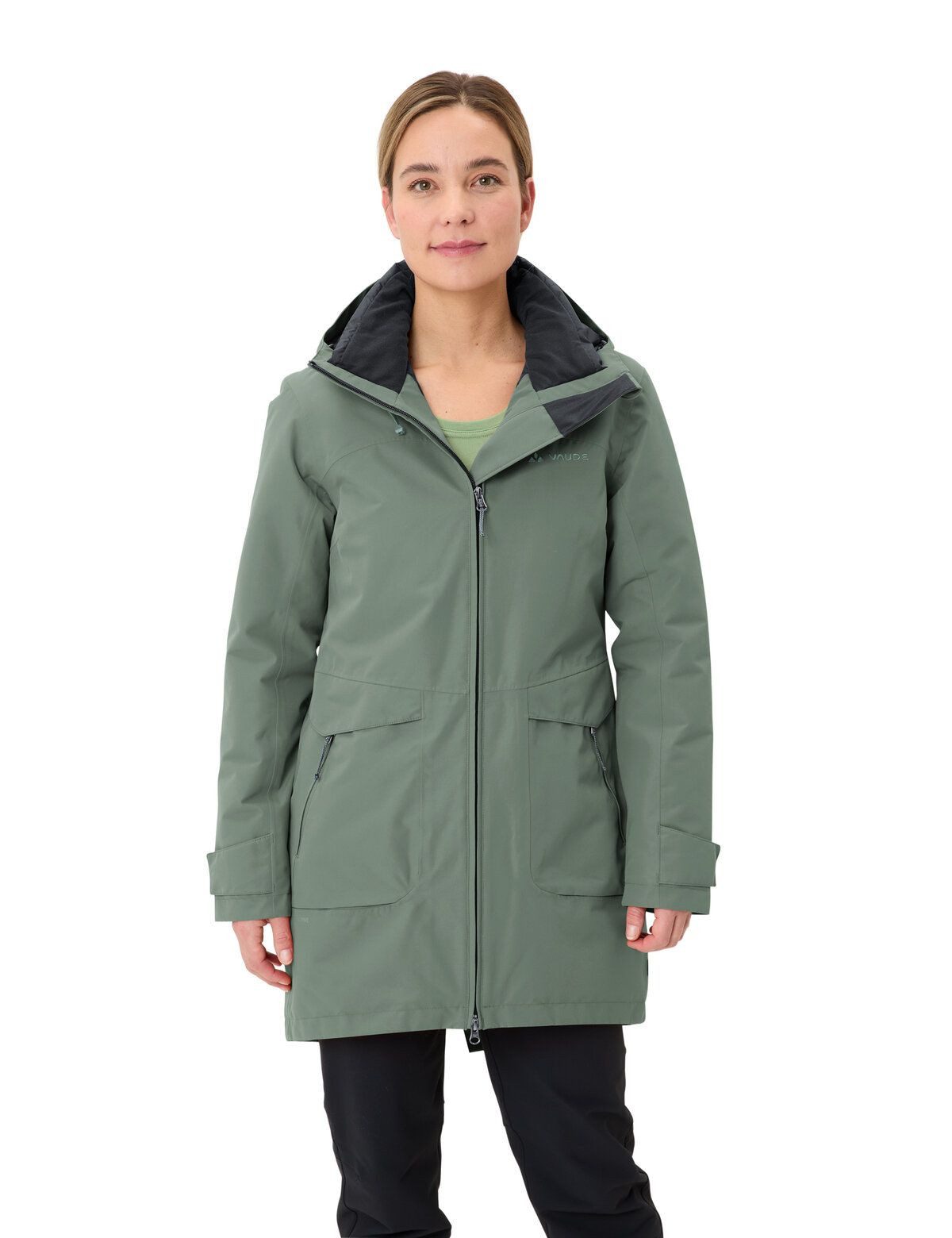 VAUDE Kurzmantel Wo Skomer Winter Parka III CS Outdoormantel, Winterjacke kuschlig warm dank PrimaLoft®-Wattierung mit viel Bauschvolumen