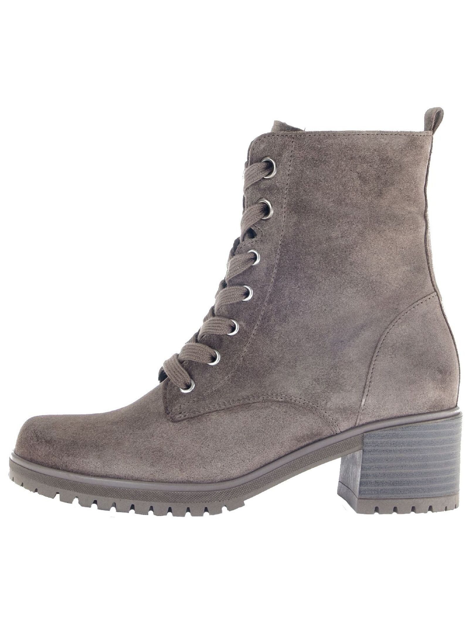 Gabor Stiefelette Veloursleder Schnürstiefelette günstig online kaufen