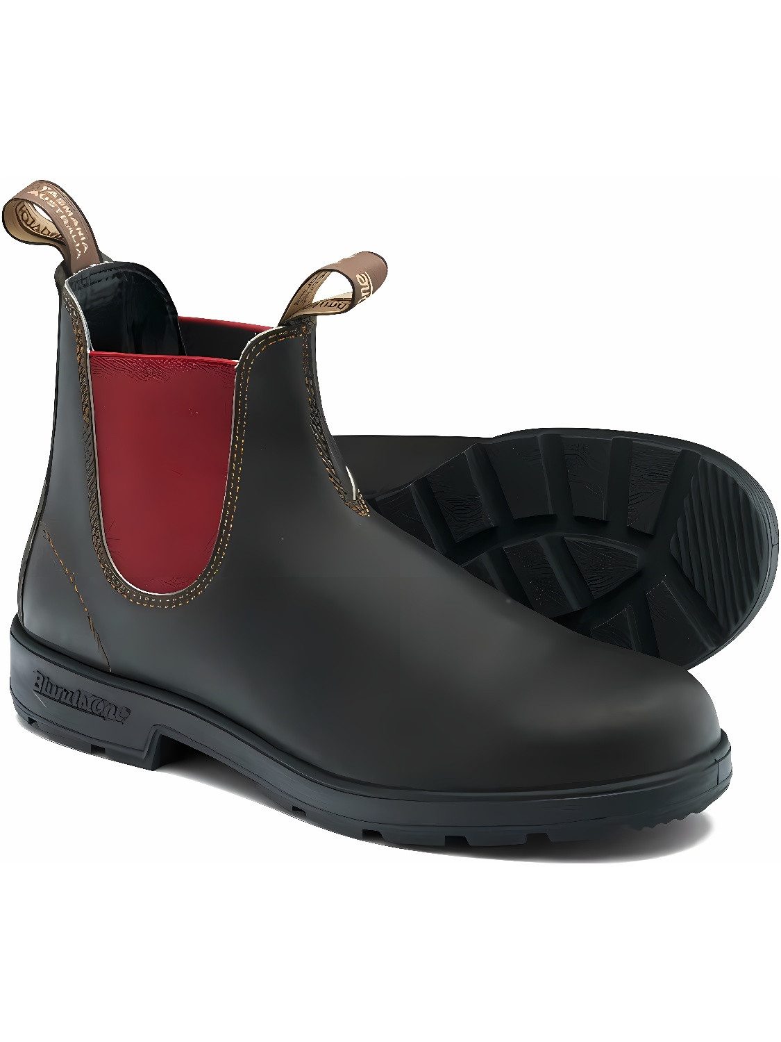 Blundstone 2500 Brown Leather with Crimson Elastic (Originals Series) Stiefel