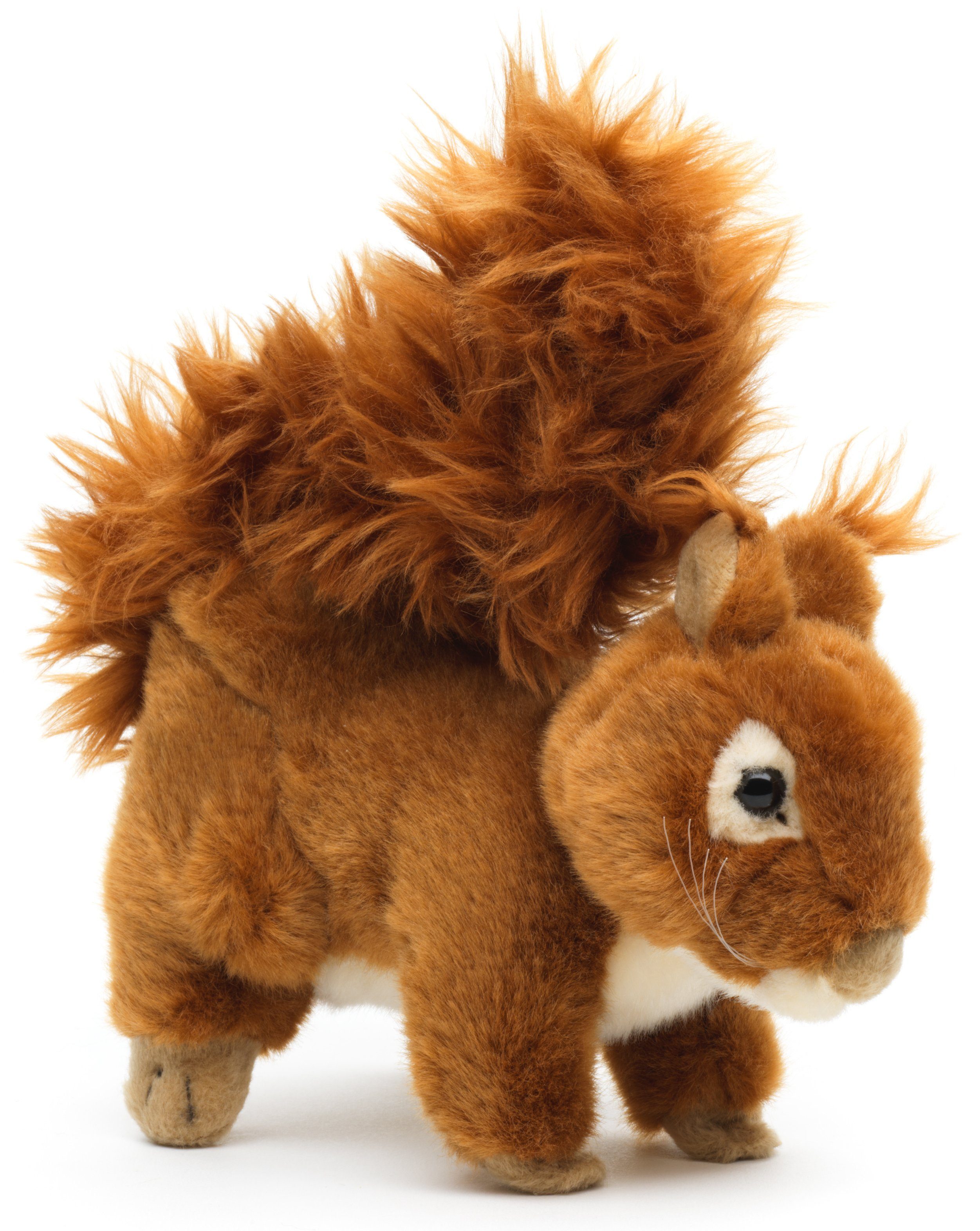 Uni-Toys Kuscheltier Eichhörnchen, liegend - 18 cm (Довжина) - Plüsch-Hörnchen - Plüschtier, zu 100 % recyceltes Füllmaterial