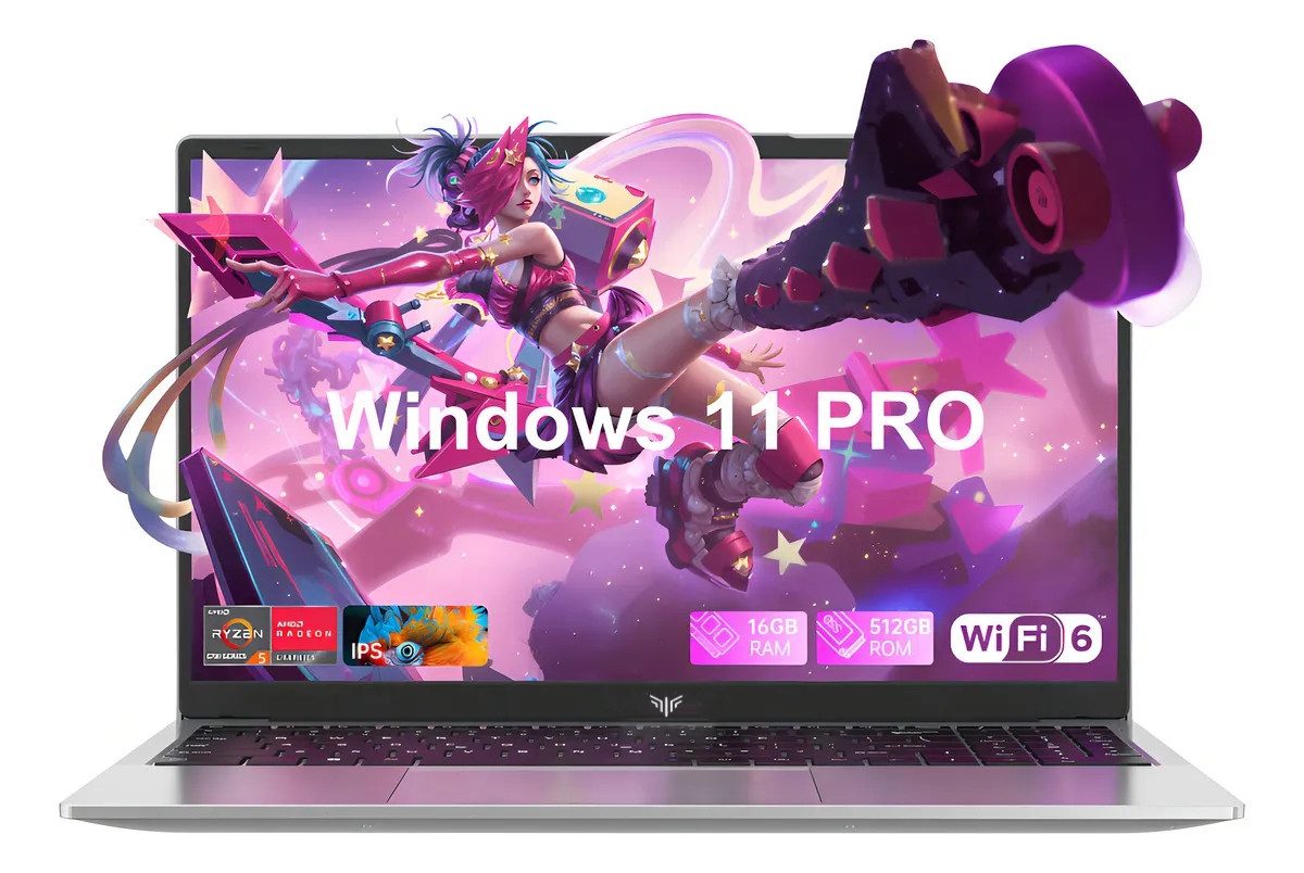 ACEMAGIC 15,6 Zoll, AMD Ryzen 5 7430U,16 GB DDR4, 512GB SSD, gaming Notebook (35,74 cm/15,6 Zoll, AMD R5 7430U AMD Ryzen 5 7430U, AMD Radeon Graphics, 16 GB, 512 GB SSD, bis zu 4.3GHz, AMD Radeon Graphics, 512GB SSD, WiFi6, BT5.2,HDMI)