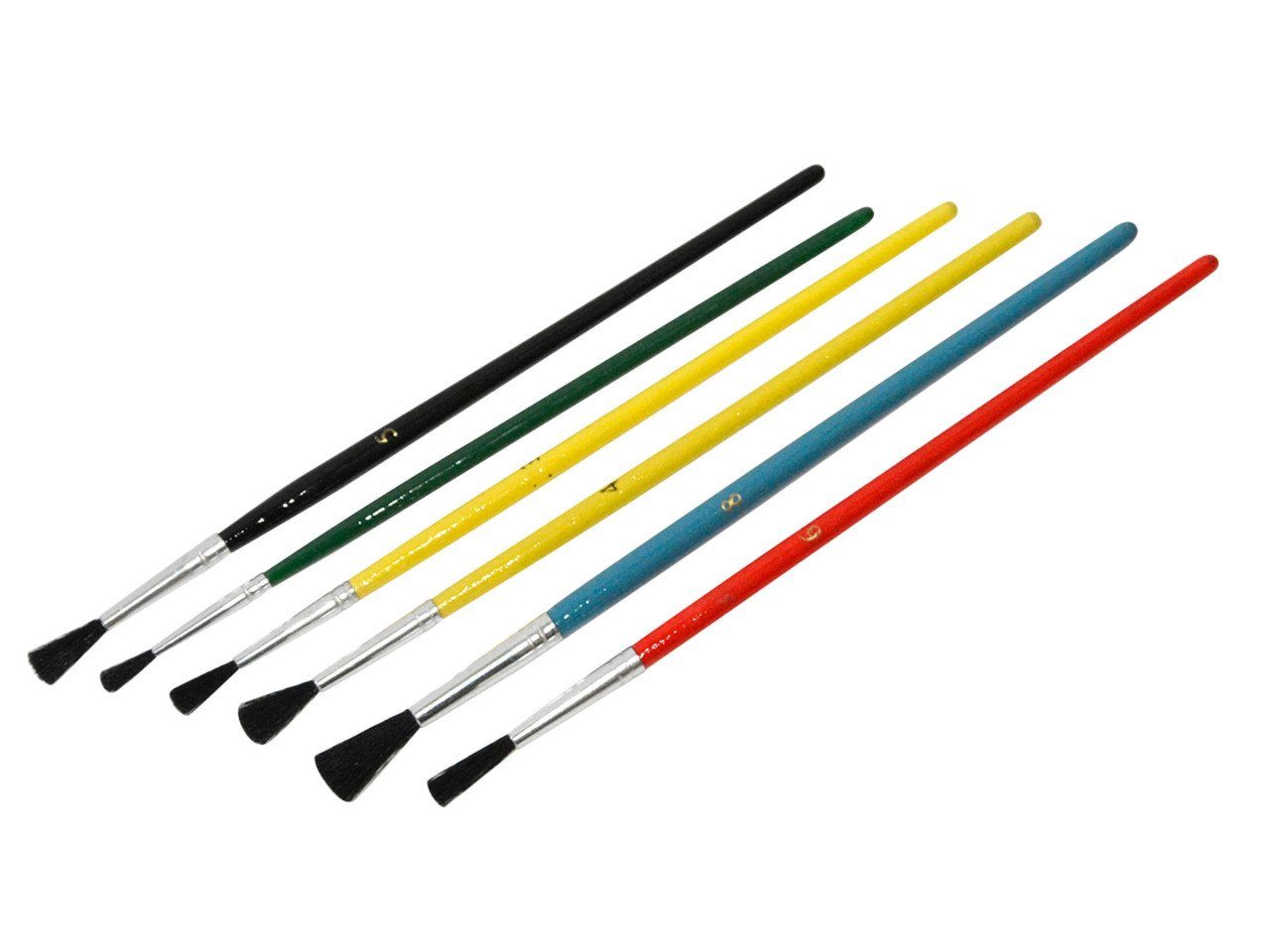 Nespoli Collegeblock Nespoli Schulmalpinsel 6er Set
