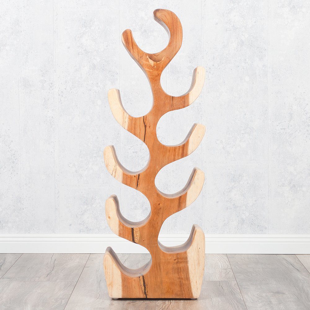 LebensWohnArt Weinregal Weinregal Flaschenhalter BOTOL-M ca. H80cm Suar günstig online kaufen